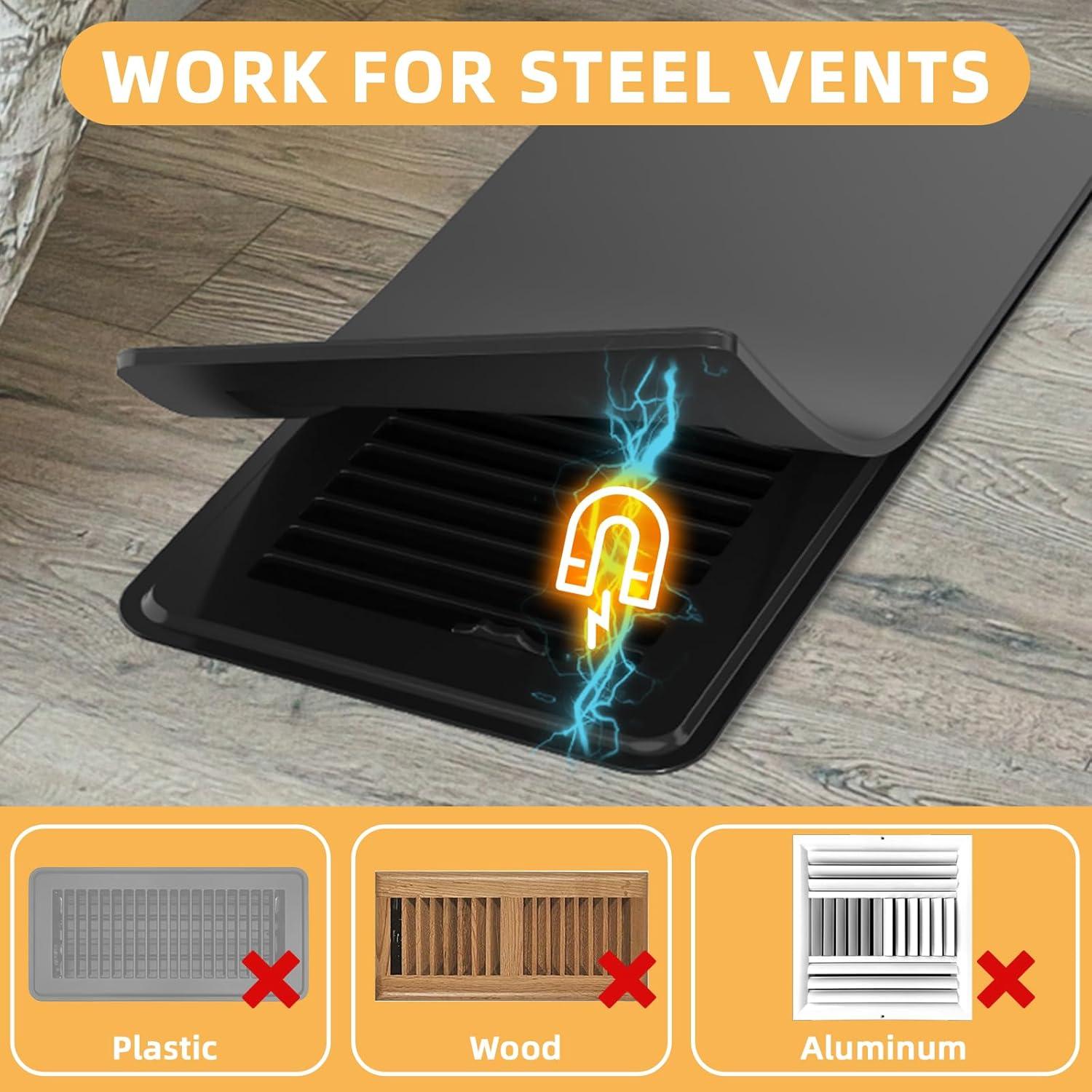 Cubiertas Magnéticas para Ventilación JSLIN 5.5x12 cm - Paquete de 3