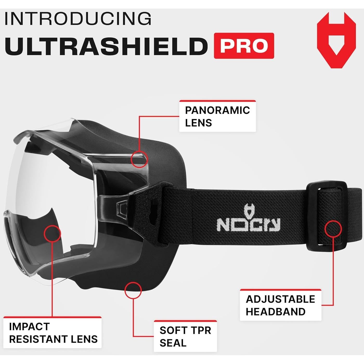 Gafas de Seguridad NoCry NC-SG-6X3 Antivaho UV380