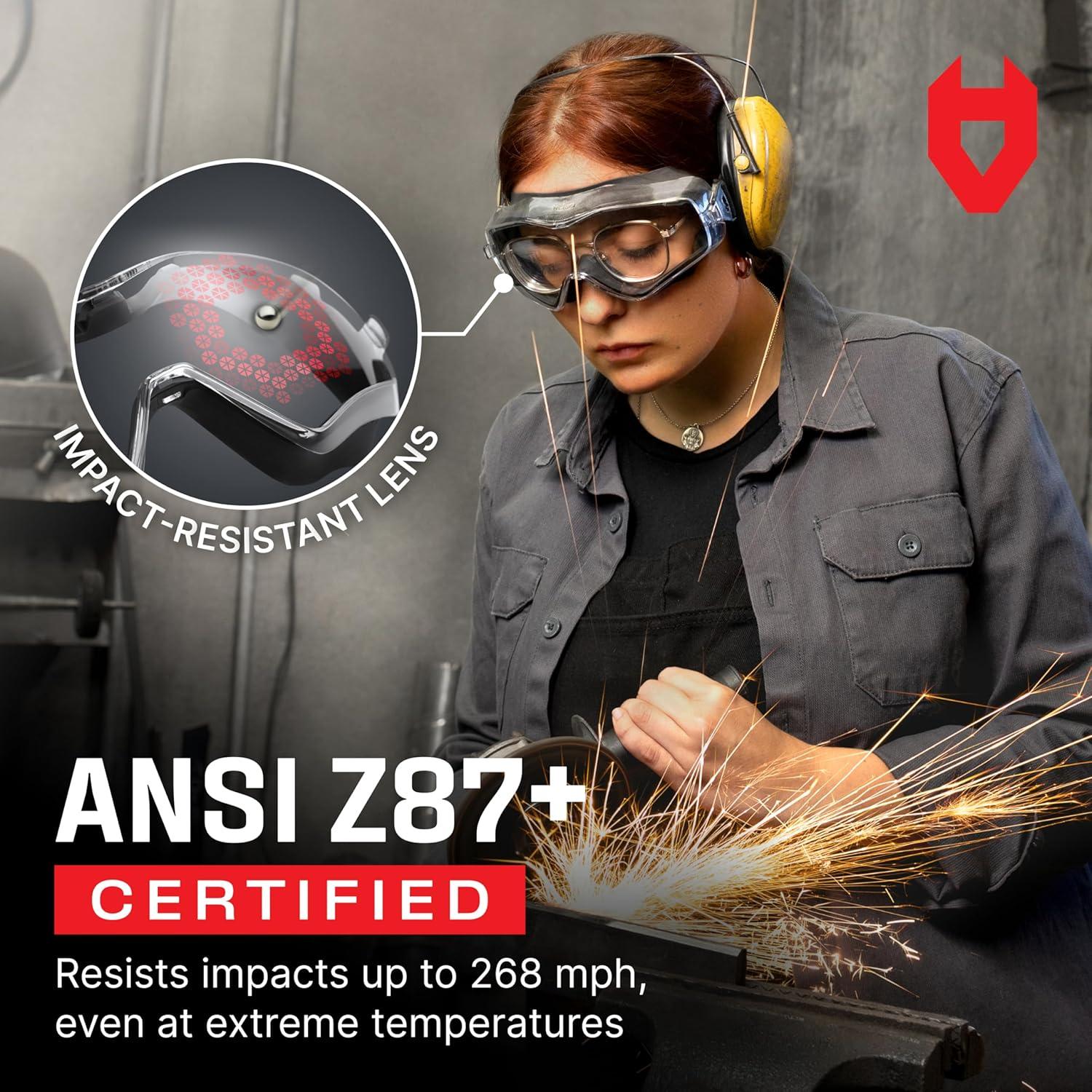 Gafas de Seguridad NoCry NC-SG-6X3 Antivaho UV380