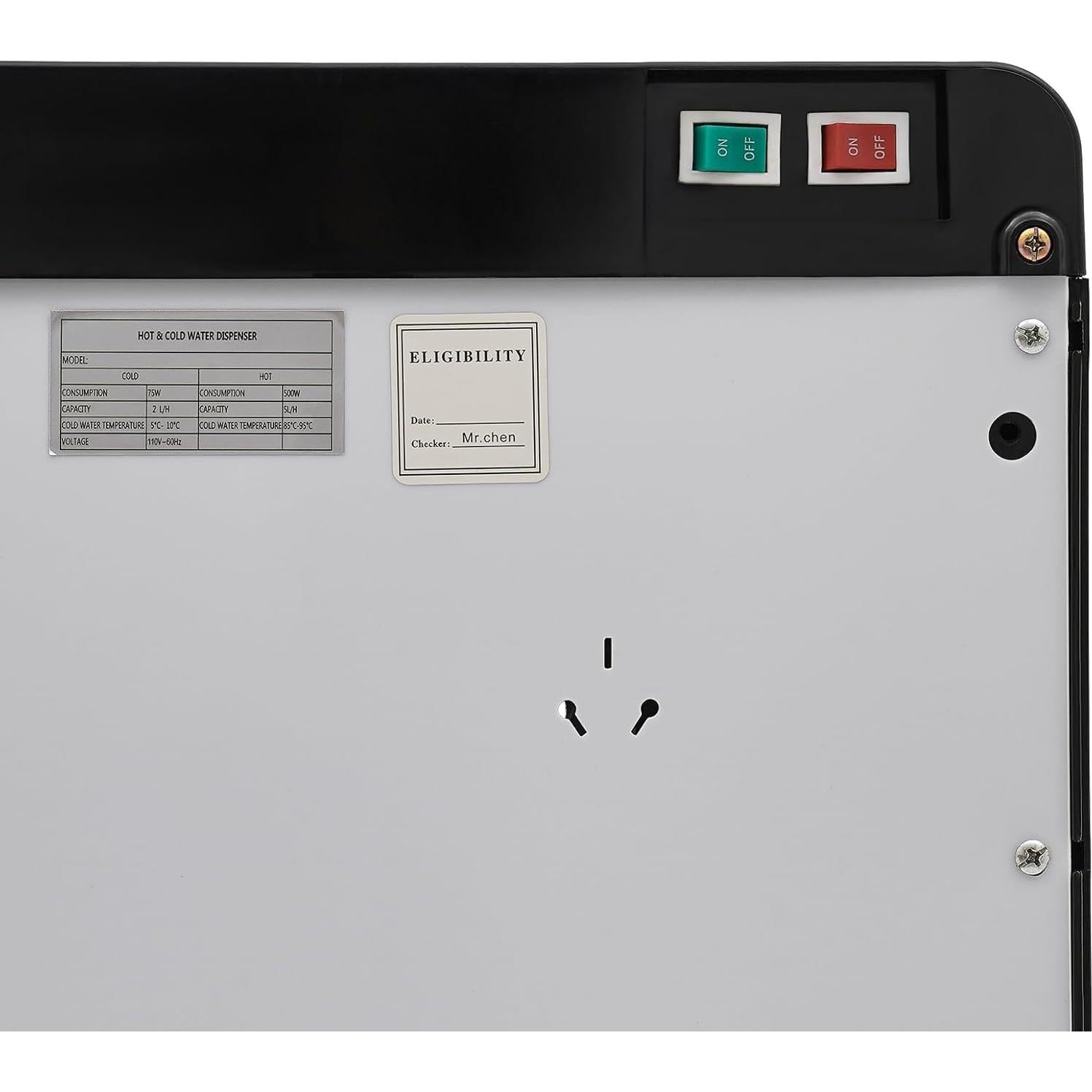 Dispensador de Agua Caliente y Fría LYNICESHOP 8L Oro Champán