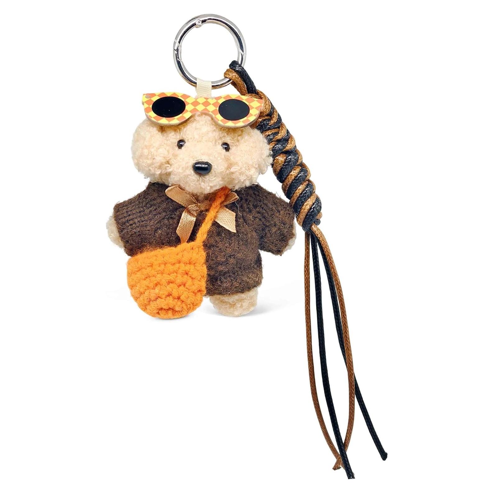 Llavero encanto de bolsa Kawaii Joedy para mujeres - Oso