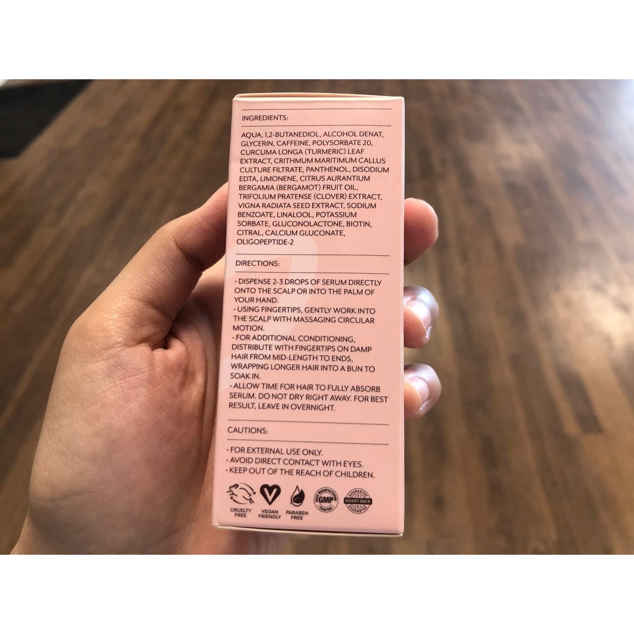 Suero Vegano para Crecimiento del Cabello Lanmeri 30 Días