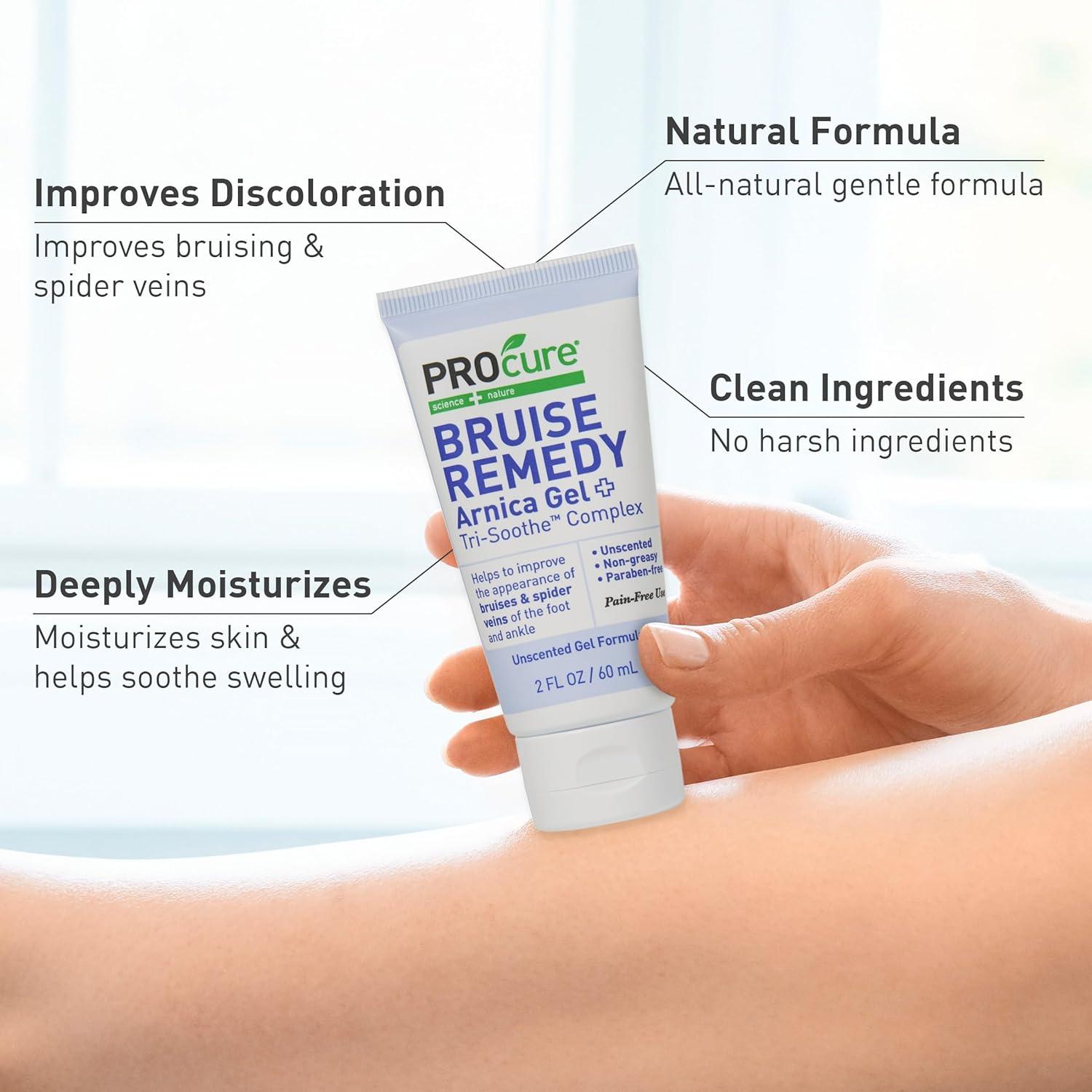 Gel PROcure Remedy con Arnica 59 ml - Alivio para Moretones