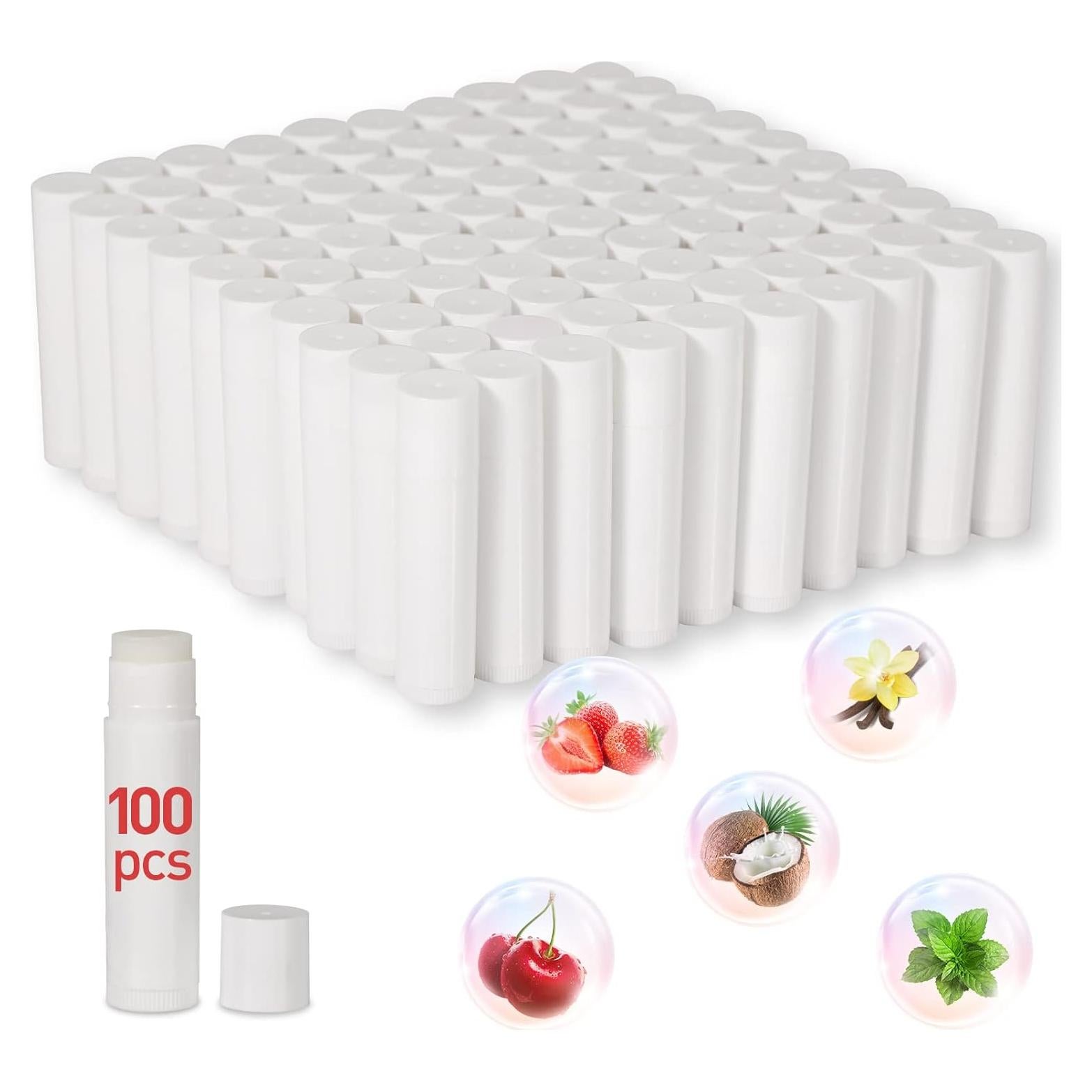 Bálsamos Labiales DMSKY 100 Unidades 5 Sabores Hidratantes