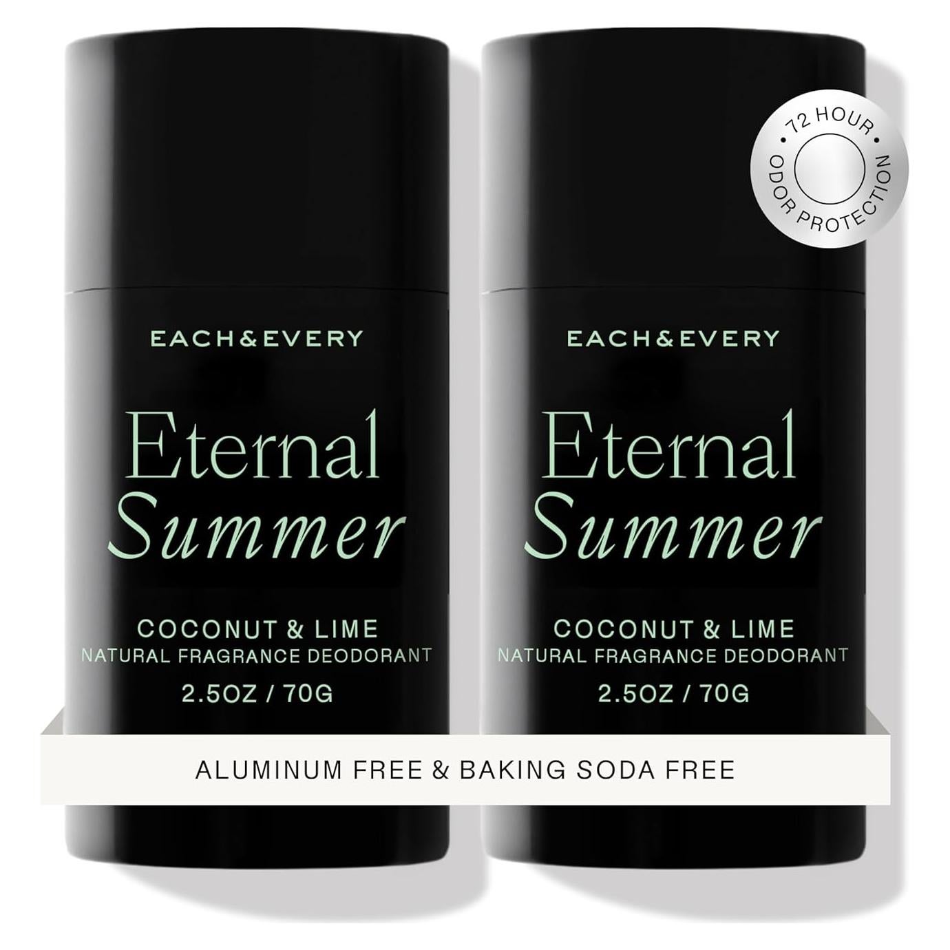 Desodorante Natural Cada & Cada Coco y Lima 70.87g - Sin Aluminio