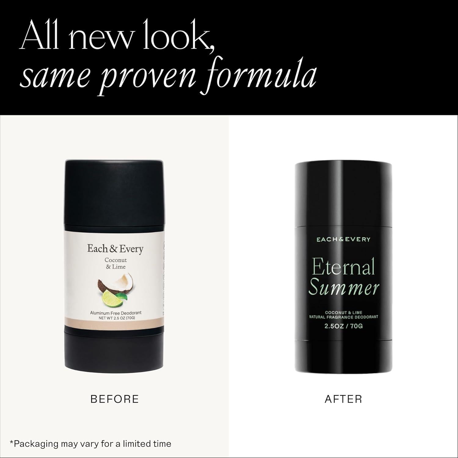 Desodorante Natural Cada & Cada Coco y Lima 70.87g - Sin Aluminio