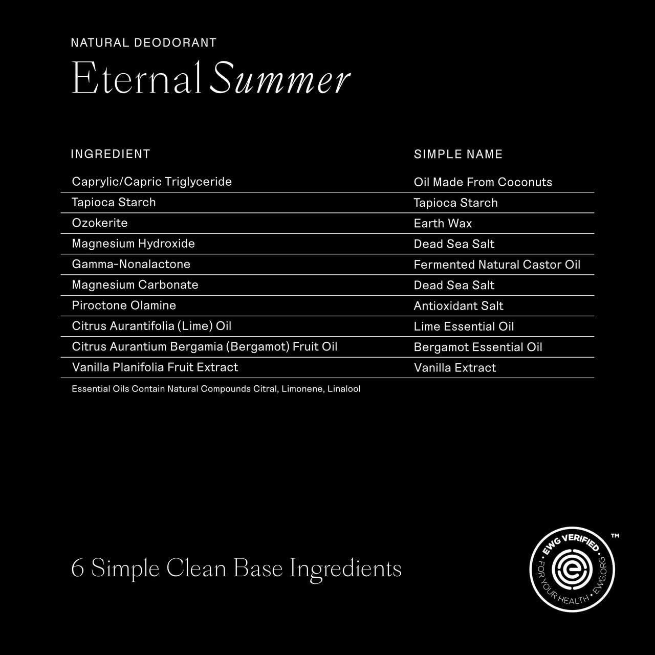 Desodorante Natural Cada & Cada Coco y Lima 70.87g - Sin Aluminio