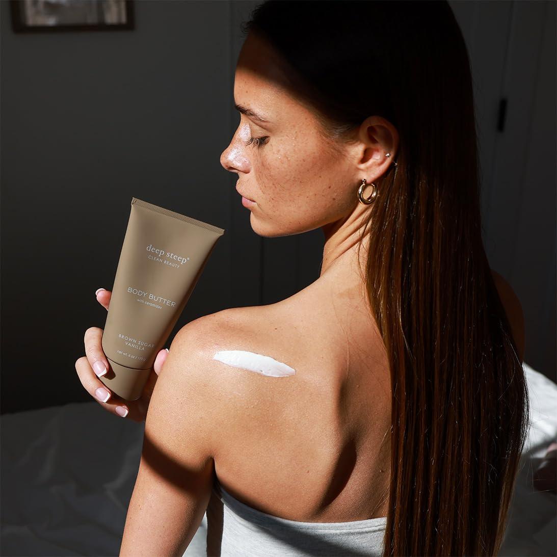 Manteca Corporal Deep Steep 170g Ceramidas Vainilla Hidratante