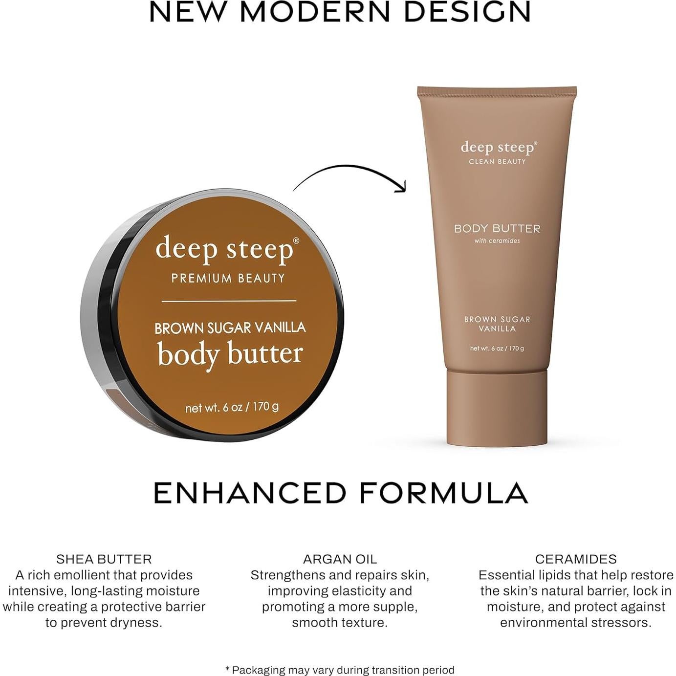 Manteca Corporal Deep Steep 170g Ceramidas Vainilla Hidratante