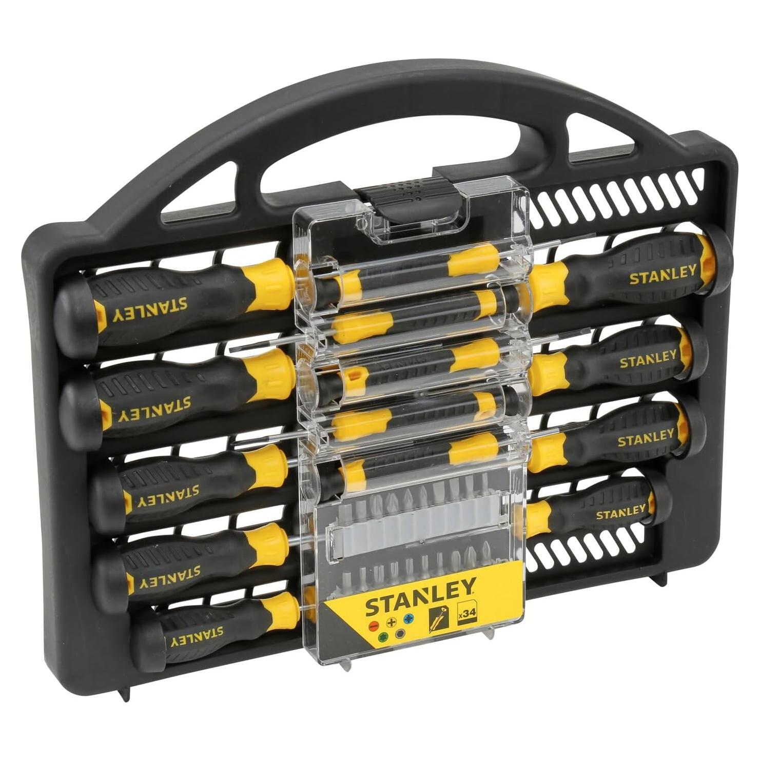 Juego de destornilladores Stanley 34 piezas STHT0-62141