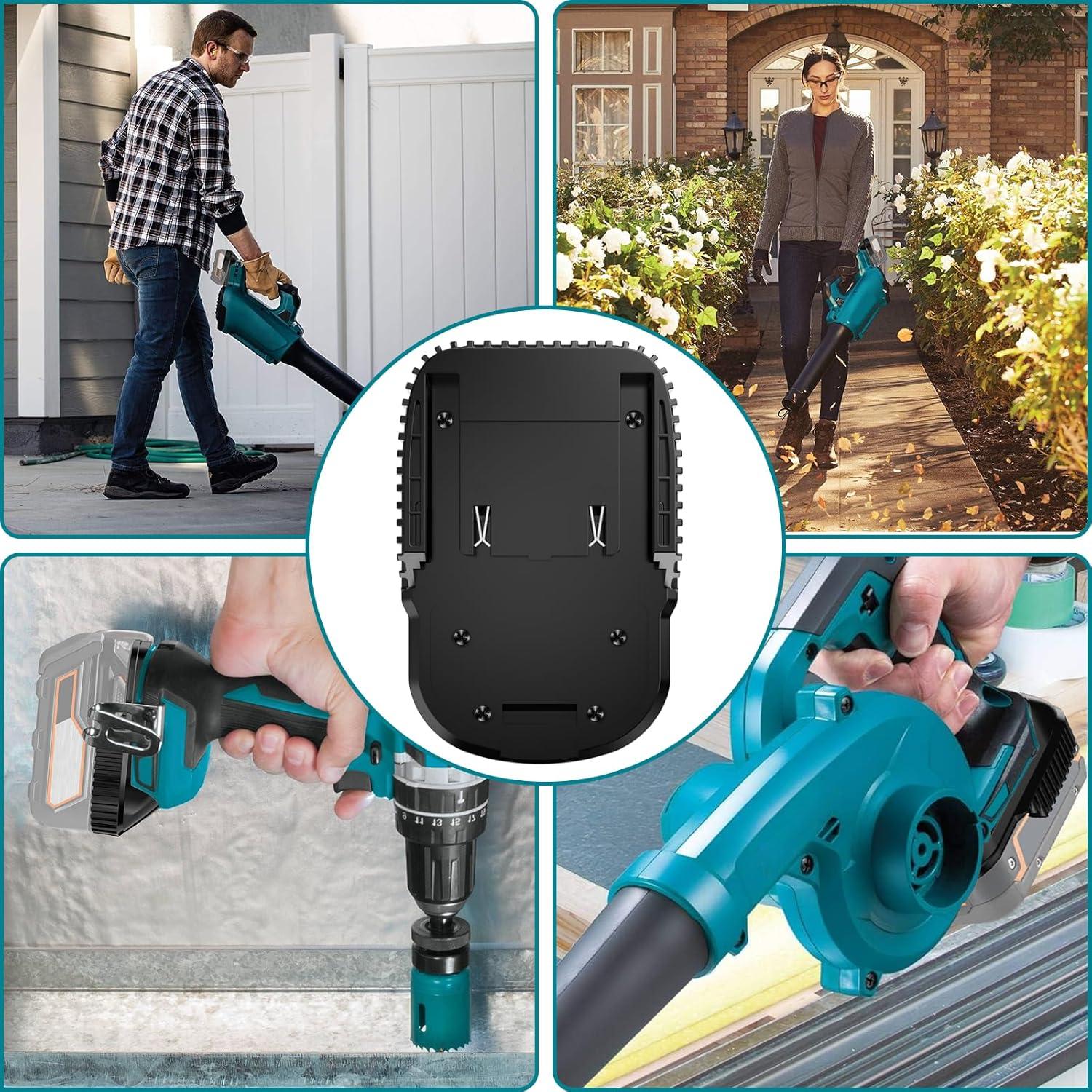 Adaptador de Batería 18V Li-ion NUOGEDZ para Makita y Ridgid