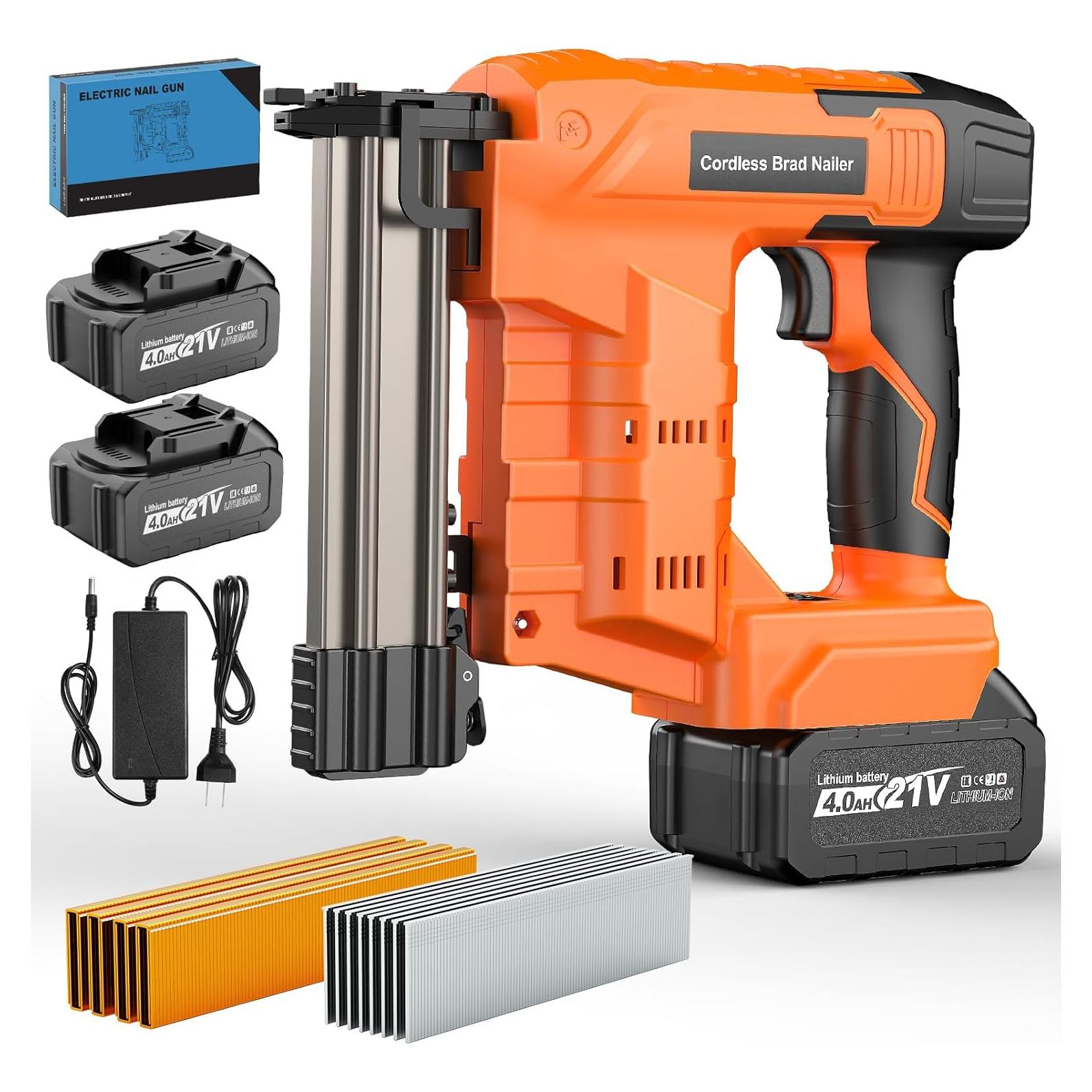 Pistola de Clavos Inalámbrica Labfintom 2-en-1 4.0Ah 18 Gauge