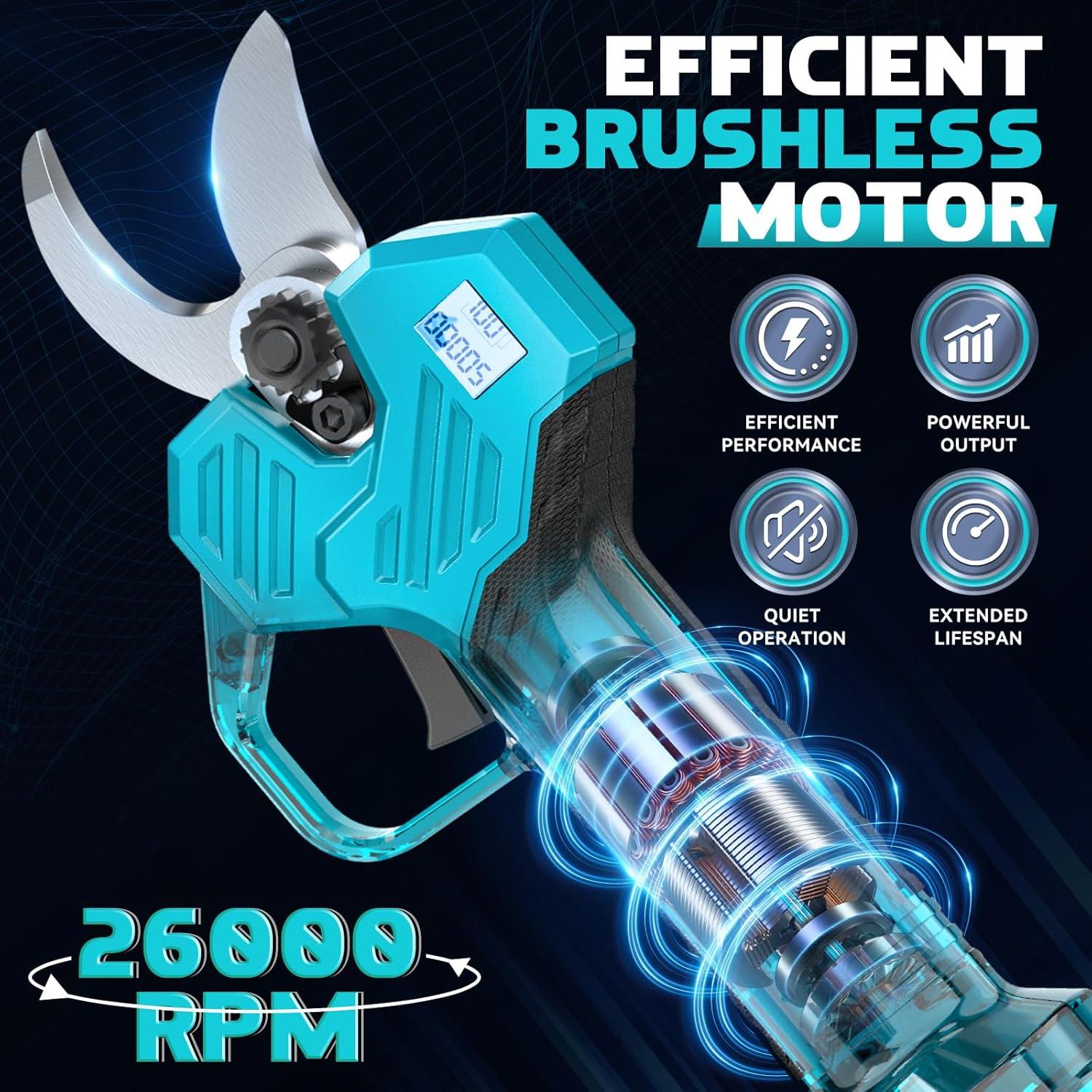 Tijeras de Podar Eléctricas Inalámbricas MtiolHig 1.5-5.08 cm