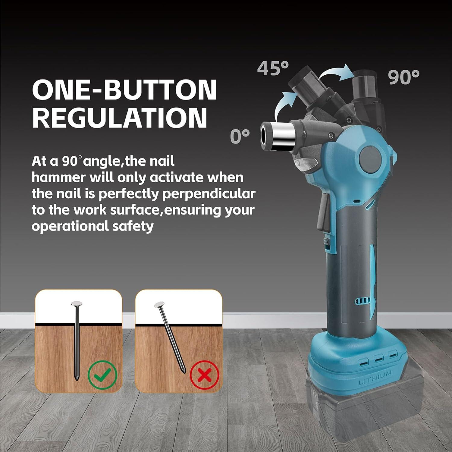 Clavadora de Palma Inalámbrica Lezwuatoolz 18V Sin Escobillas