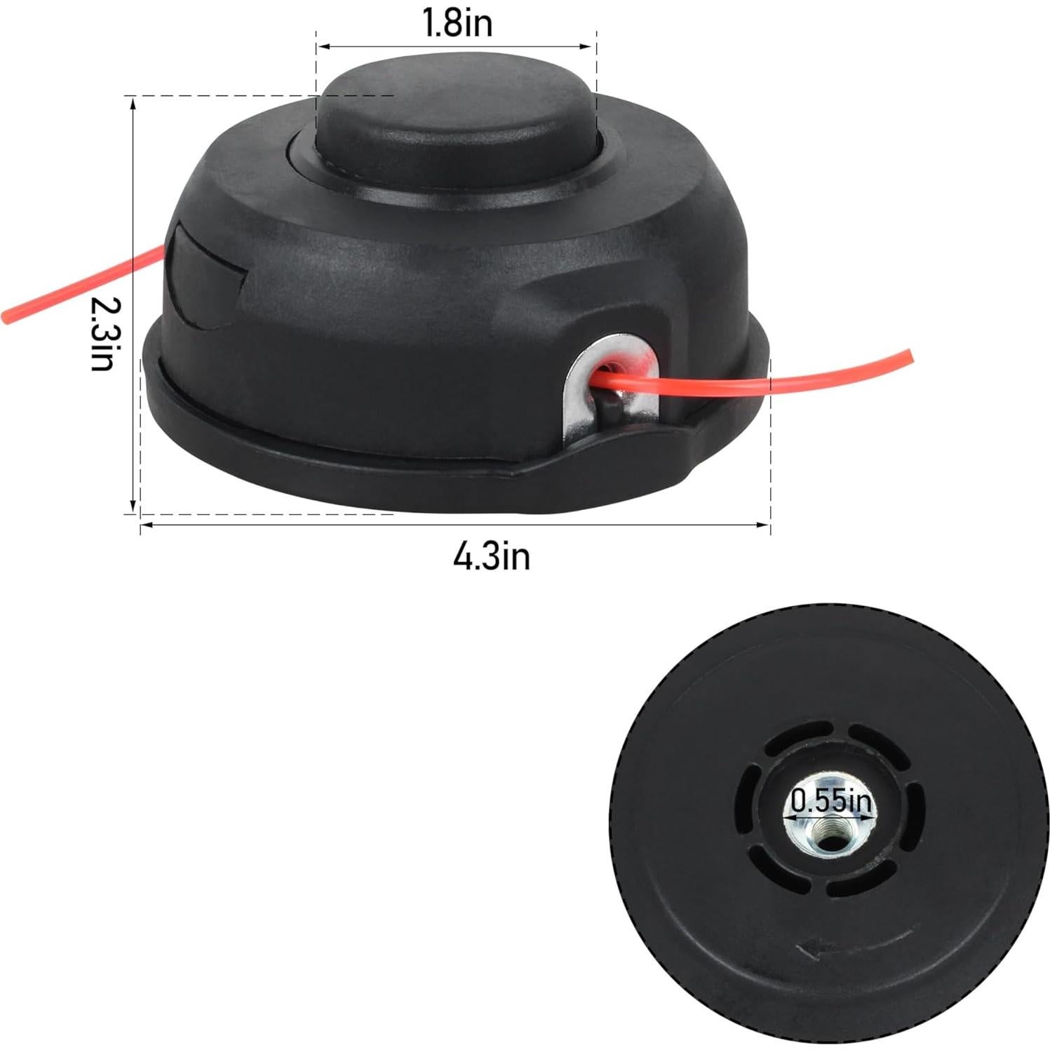 Cabezal de Recorte Bump Feed Buccilly M8 X 1.25 para Makita