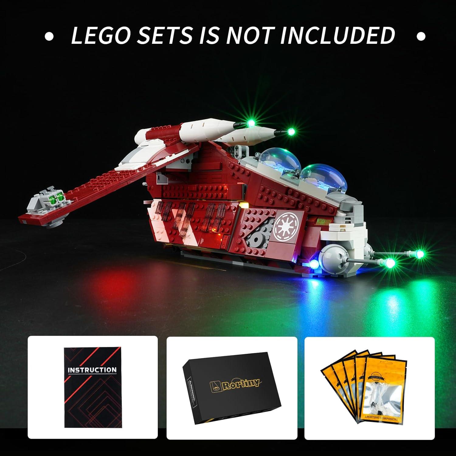 Kit de Luz LED para Lego Star Wars Caza de la Guardia 75354