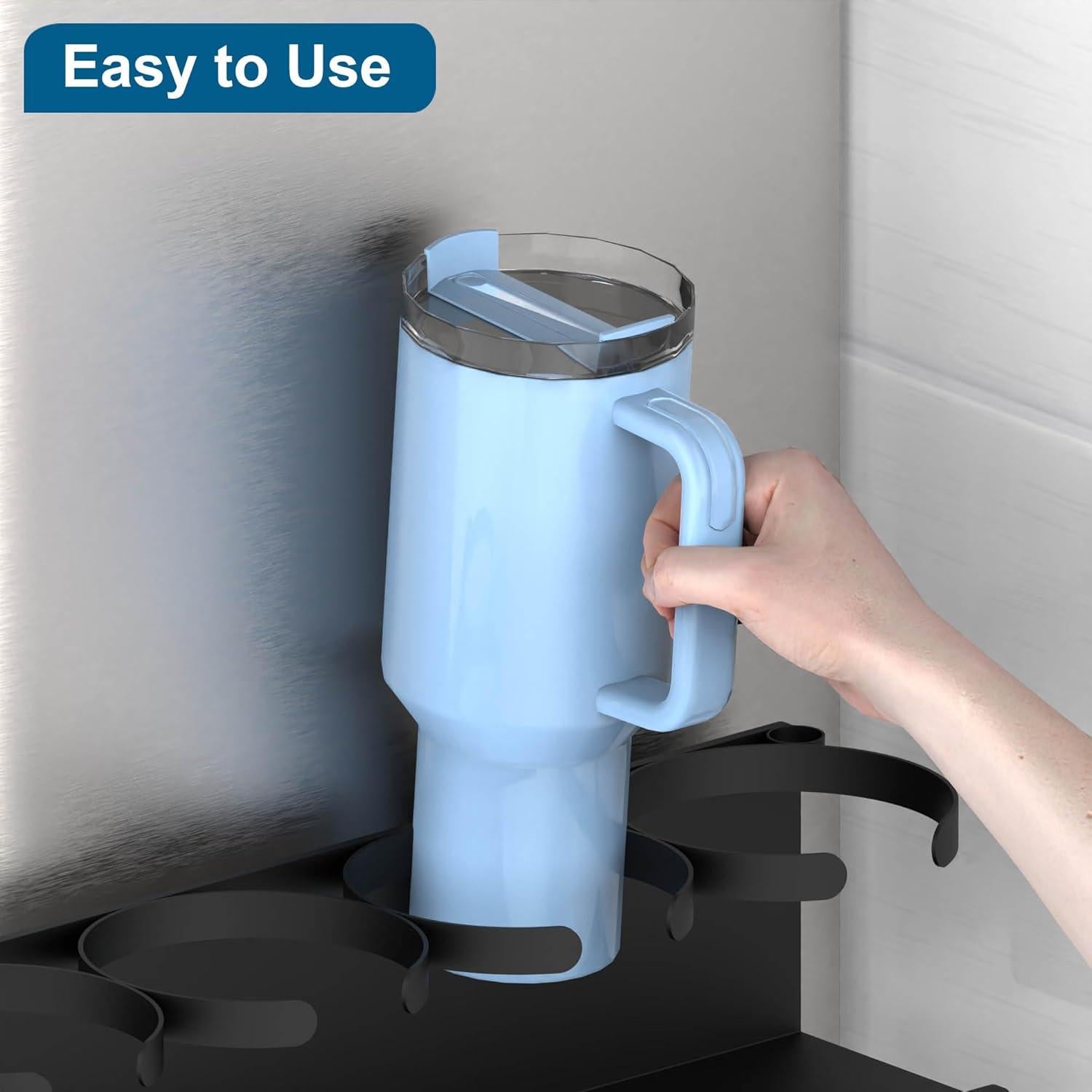 Soporte Magnético para Tazas EASTTOWEST 6 Slots Negro