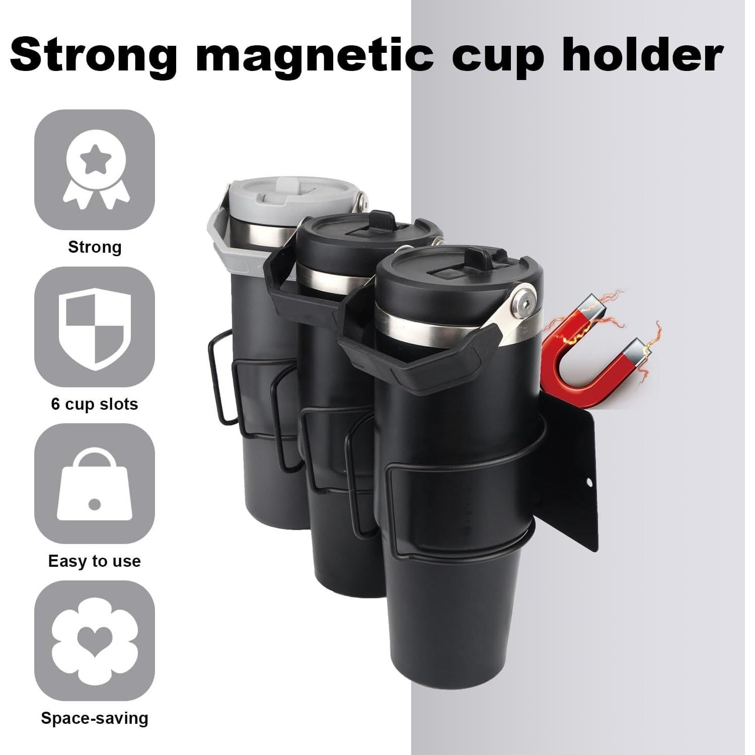 Soporte Magnético para Tazas y Tapas Gosknor - 2 Piezas