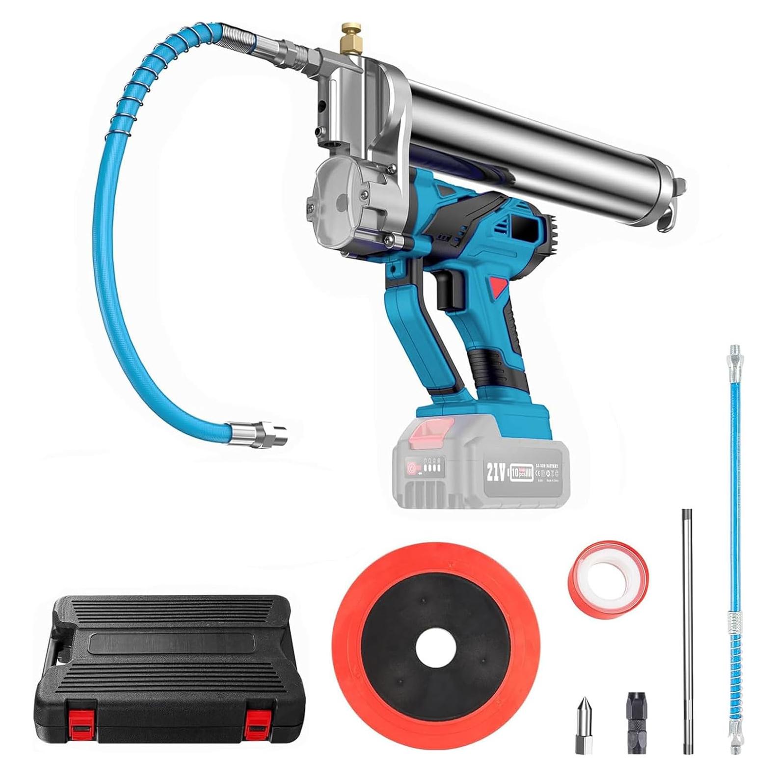 Pistola de Grasa Eléctrica NAOKEV HQ-29 10000 PSI 4.18 kg