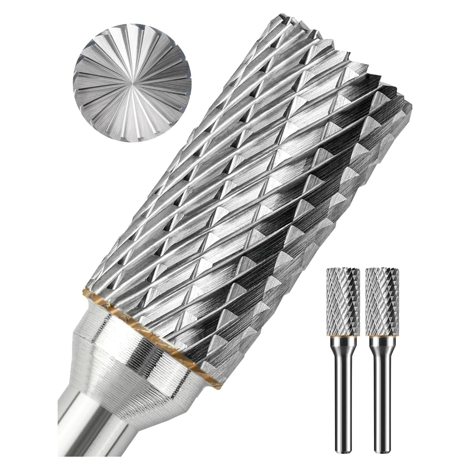 Juego de Fresas de Carburo Sworker 2 Pcs 1/4" Mango 12.7mm