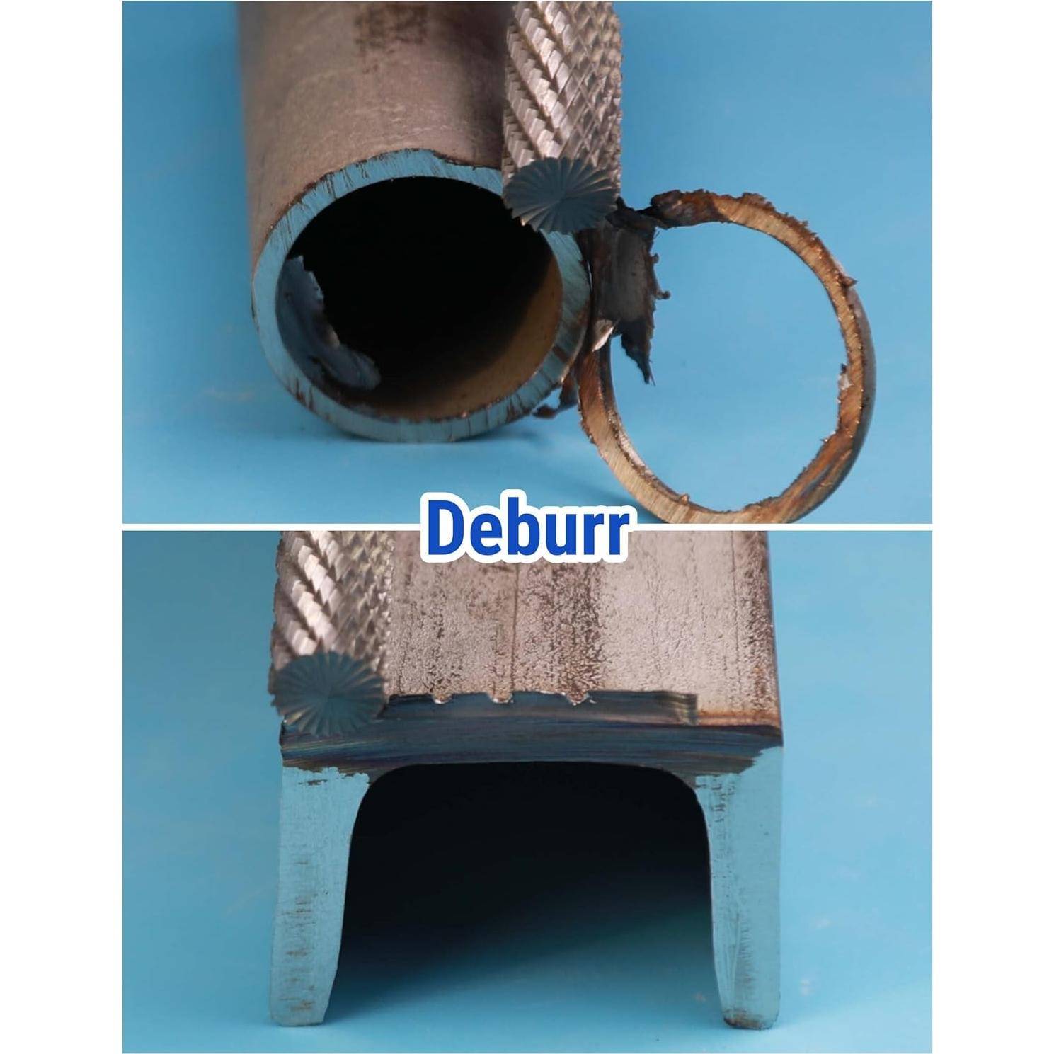 Juego de Fresas de Carburo Sworker 2 Pcs 1/4" Mango 12.7mm