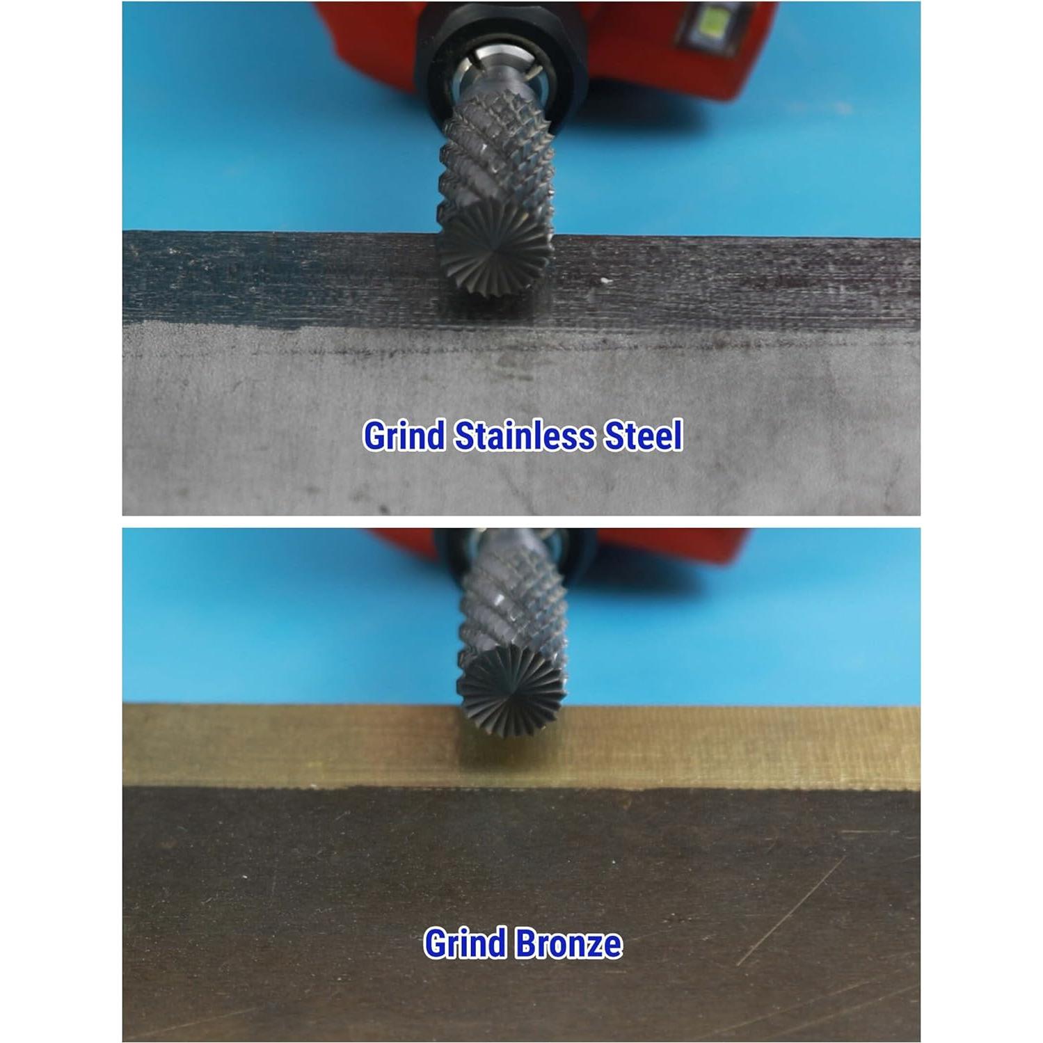 Juego de Fresas de Carburo Sworker 2 Pcs 1/4" Mango 12.7mm