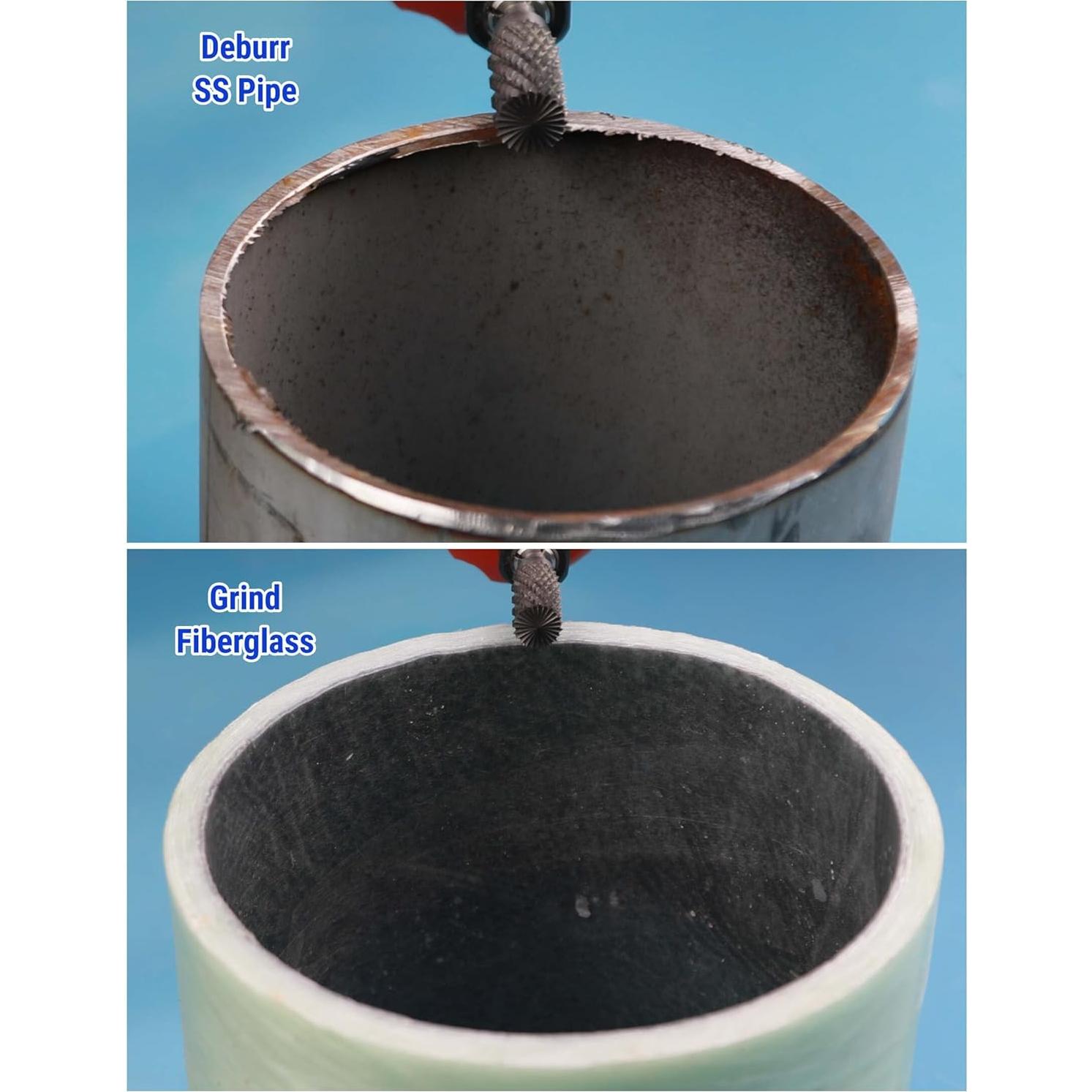 Juego de Fresas de Carburo Sworker 2 Pcs 1/4" Mango 12.7mm