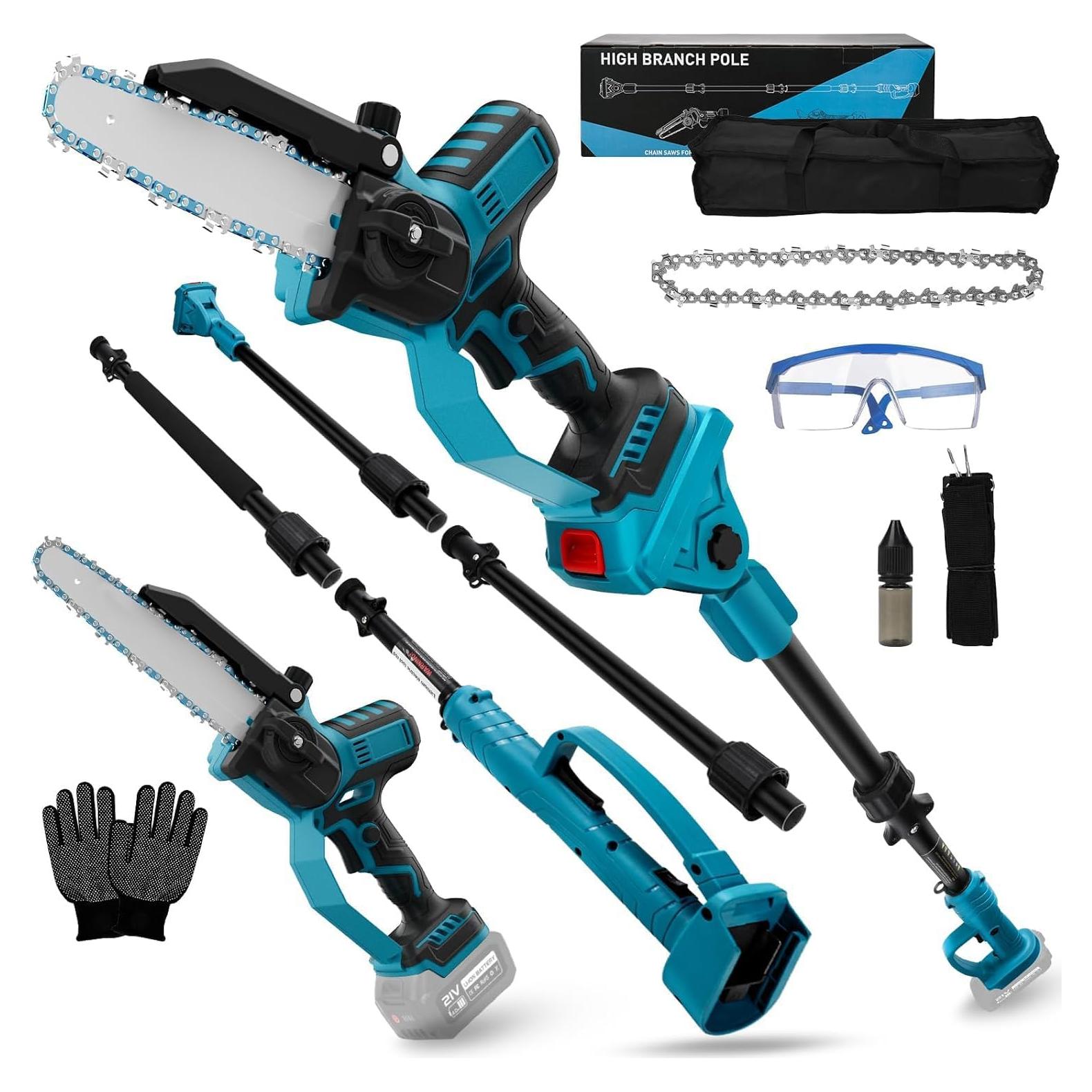 Sierra de Poste Inalámbrica LEZZYRUCK 8" Motor Sin Escobillas