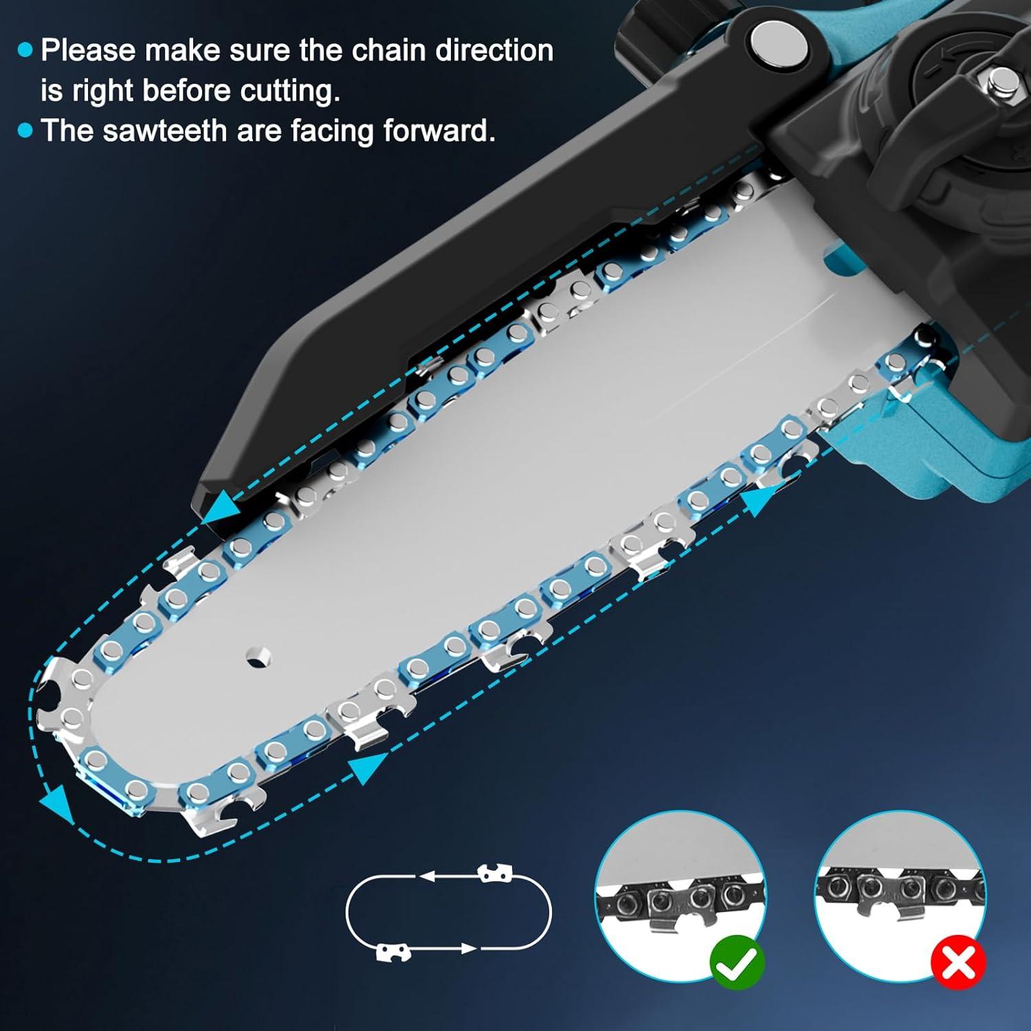 Sierra de Poste Inalámbrica LEZZYRUCK 8" Motor Sin Escobillas