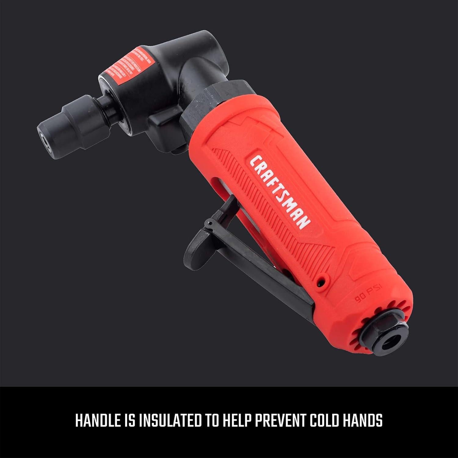 Amoladora de Ángulo CRAFTSMAN 1/4" 21,000 RPM Mango Ergonómico