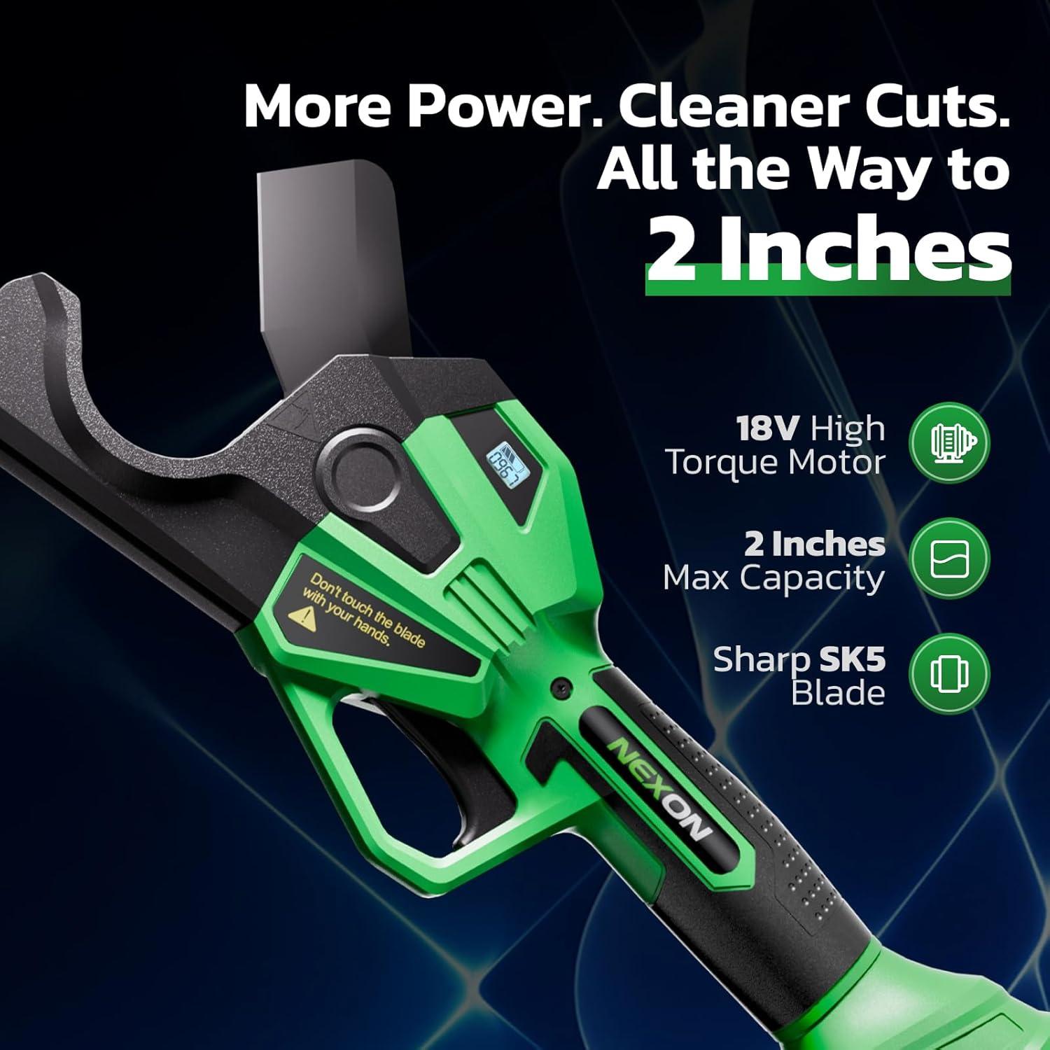 Cortador de Tubos Eléctrico NEXON 18V para PVC y Plástico