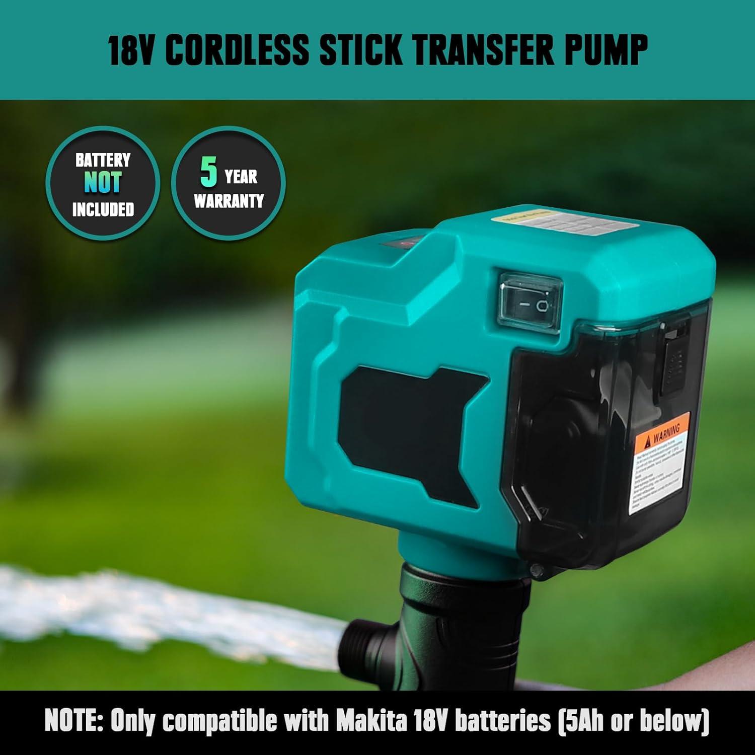 Bomba de Transferencia Inalámbrica Mayoki 18V 720GPH para Agua