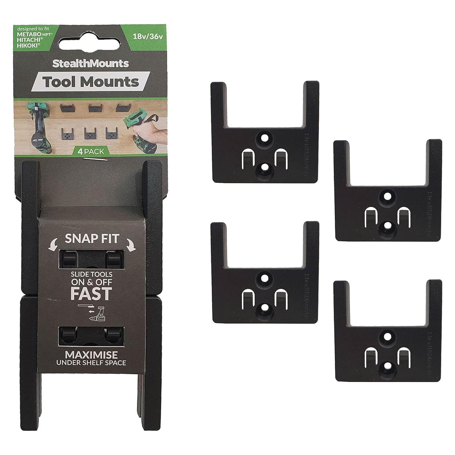 Soporte de Herramientas StealthMounts para Metabo HPT - Paquete de 4