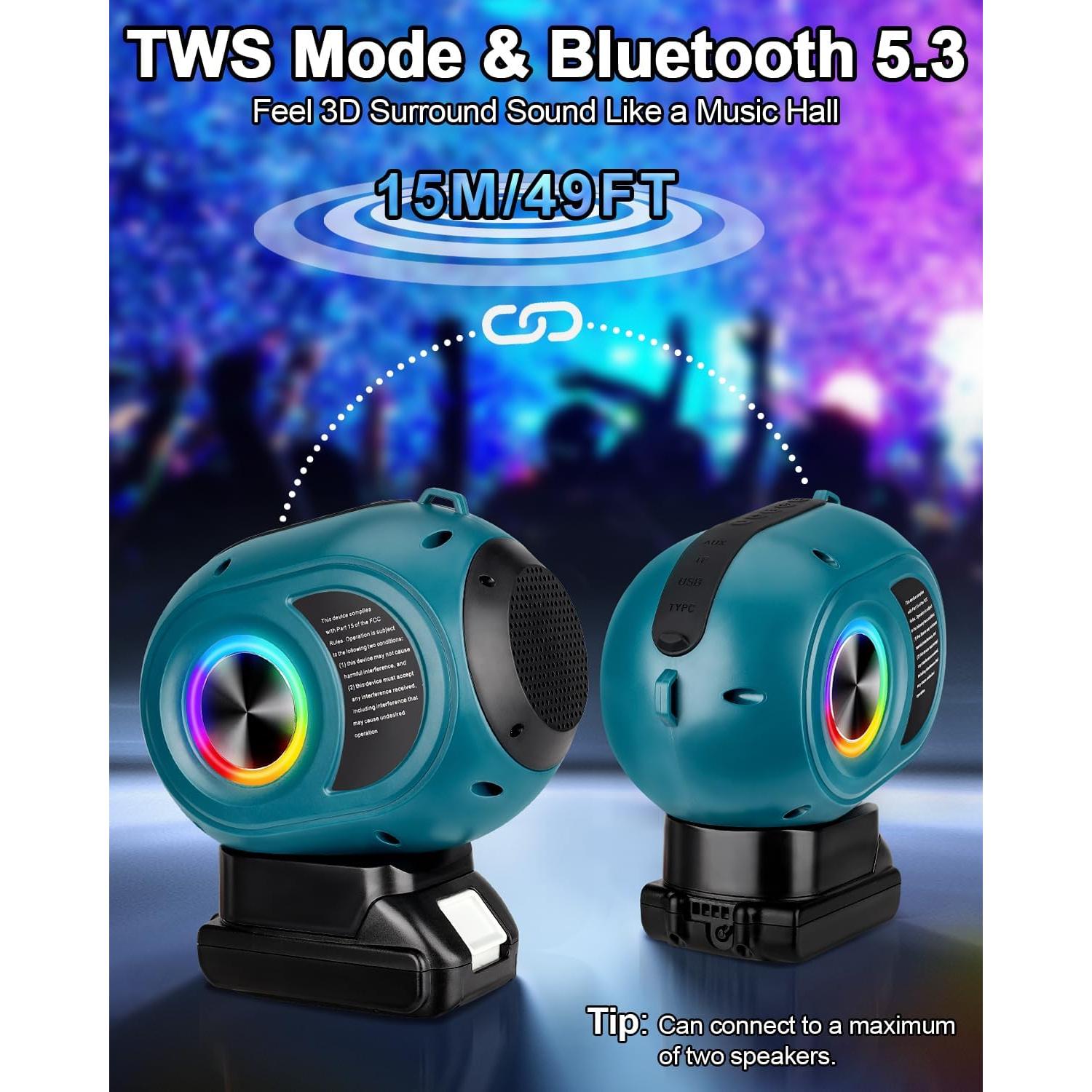 Altavoz Bluetooth Inalámbrico Adisipsoarin YXDZ-009 30W