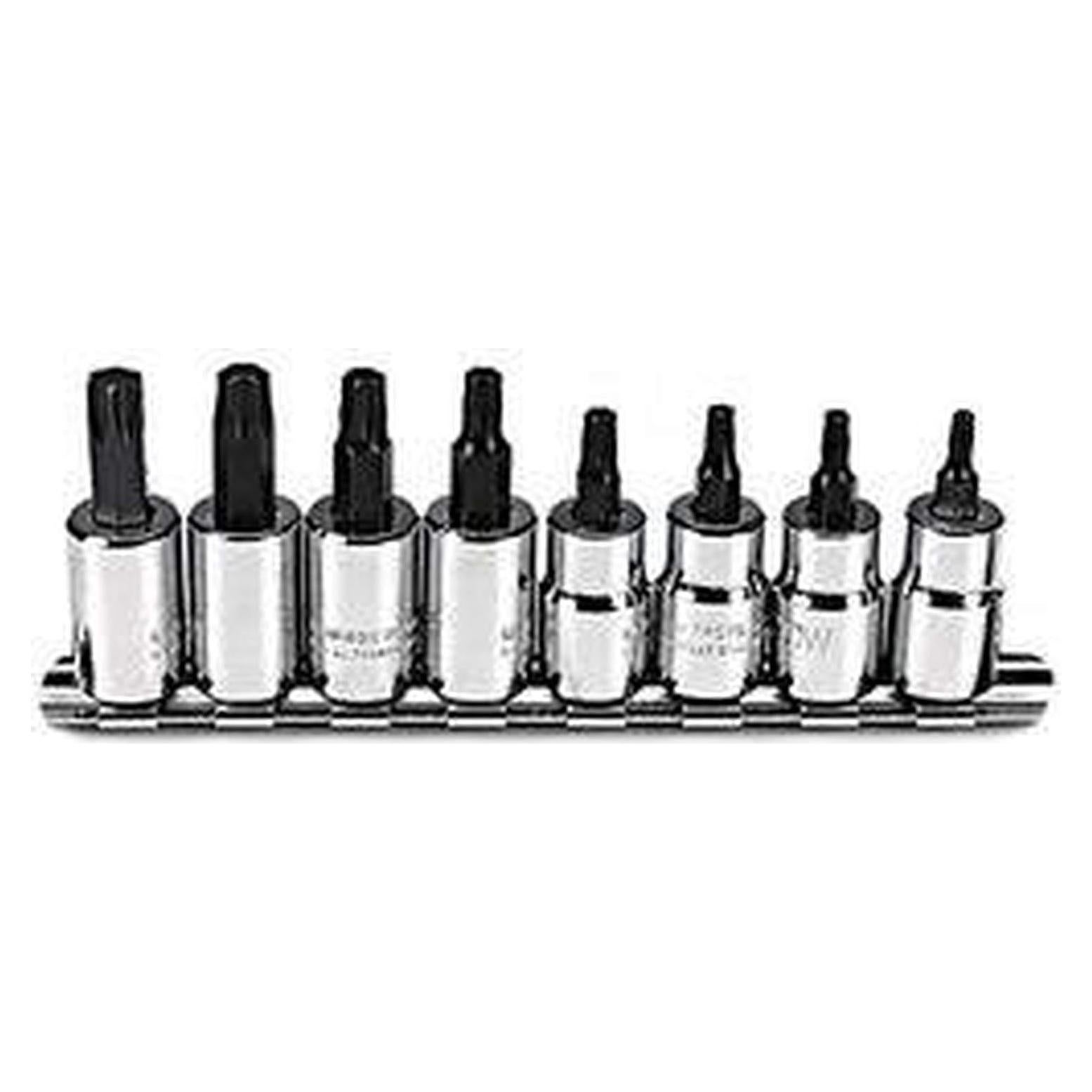 Juego de 8 Piezas Enchufe Torx 3/8" Drive Proto J5239C