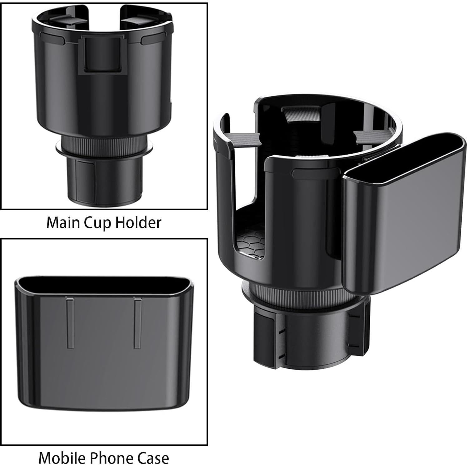 Adaptador Soporte para Taza y Teléfono Nayubo Negro 10.2 cm