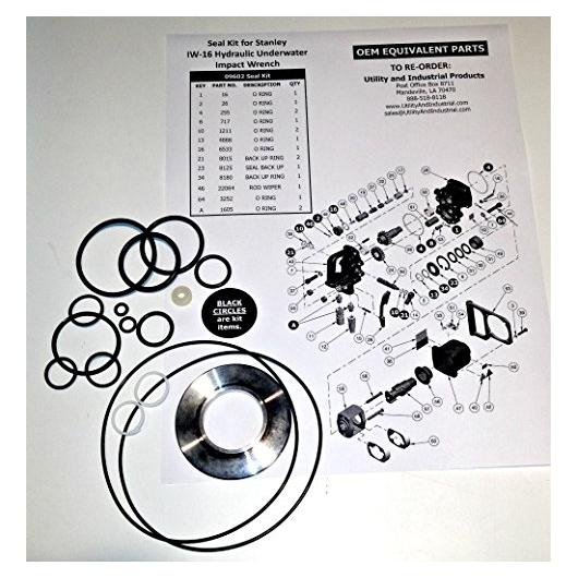 Kit de Sello Stanley 09602 para Llave de Impacto IW-16