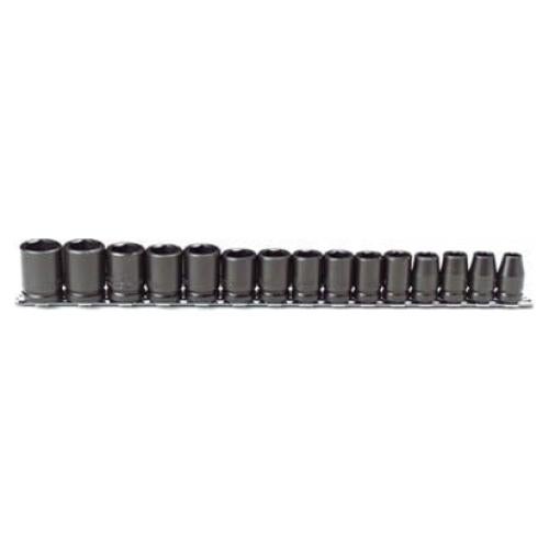 Juego de Enchufes de Impacto 1/2" (12.7 mm) 15 Piezas Proto