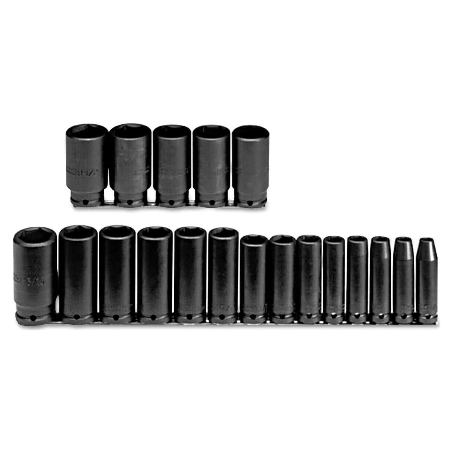 Juego de Enchufes de Impacto Proto 19 Piezas 1/2" Dr