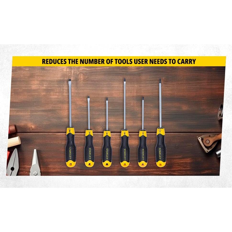 Juego de Destornilladores Stanley 6 Piezas Ergonómico