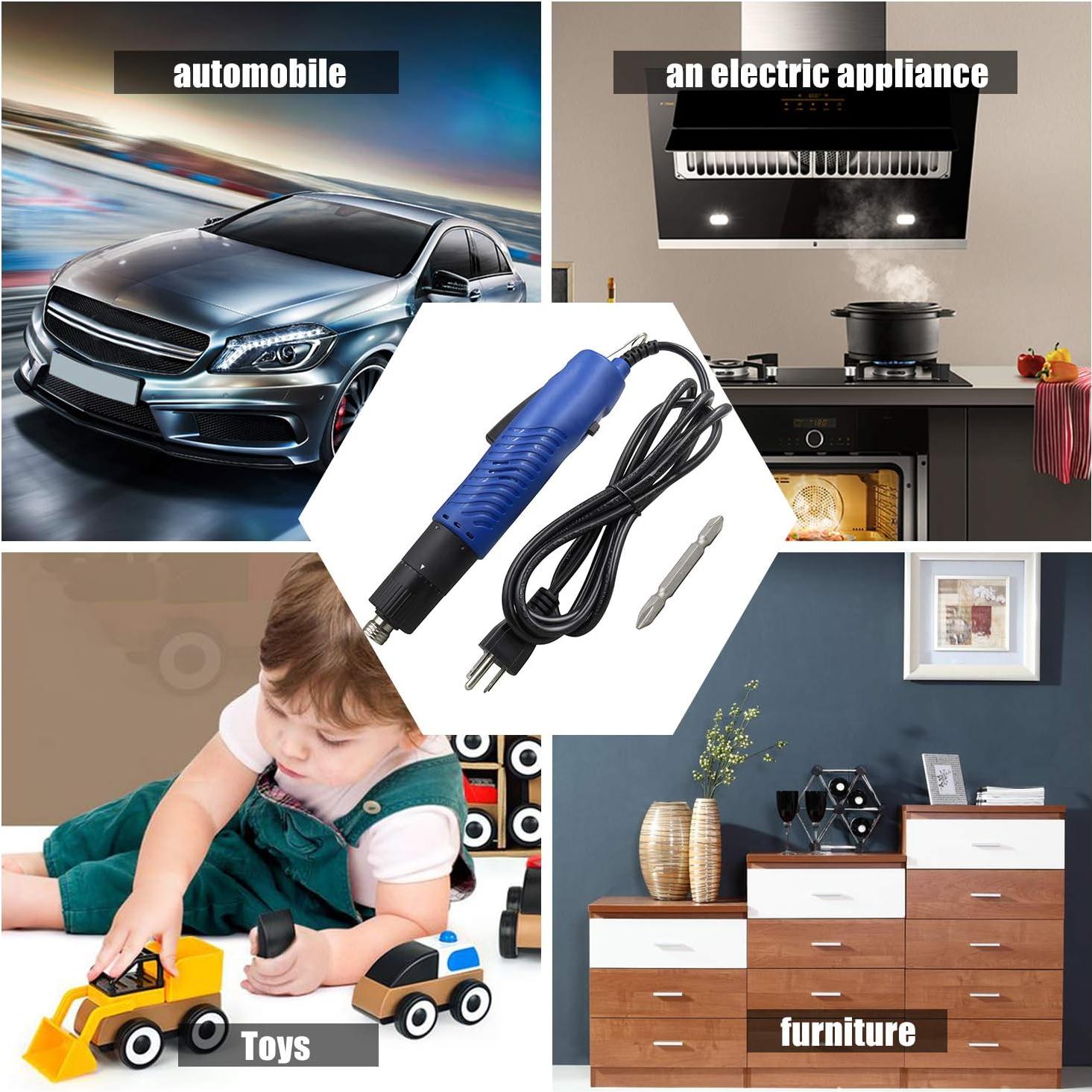 Destornillador Eléctrico VISLONE 110V Ajustable 0.25"