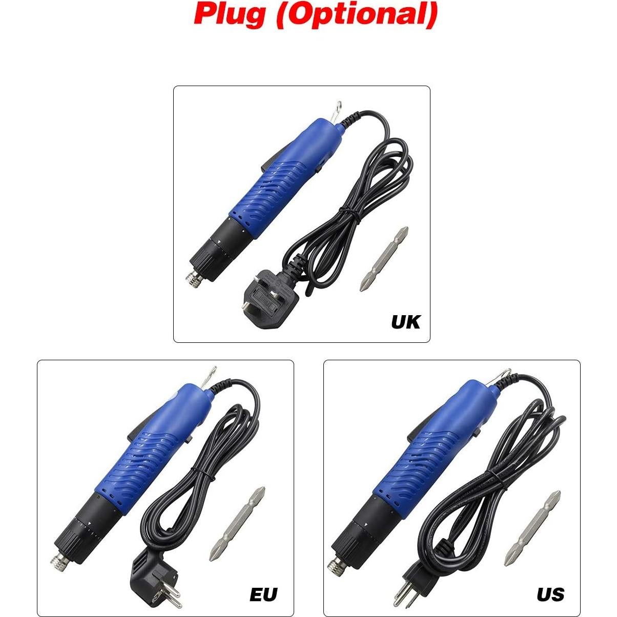 Destornillador Eléctrico VISLONE 110V Ajustable 0.25"