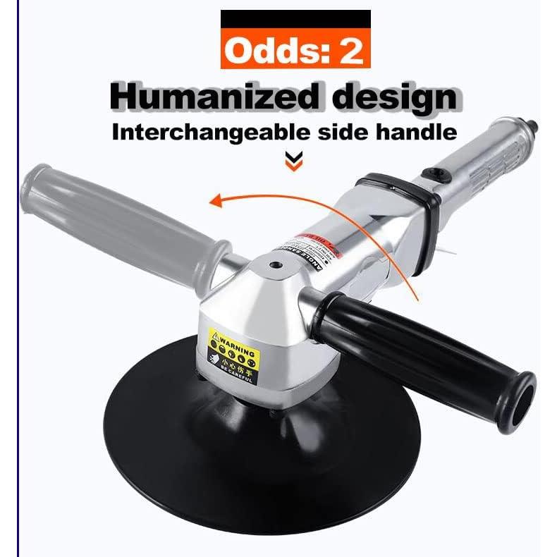 Lijadora Neumática YPCOO 7500 de 7 Pulgadas 2500 RPM
