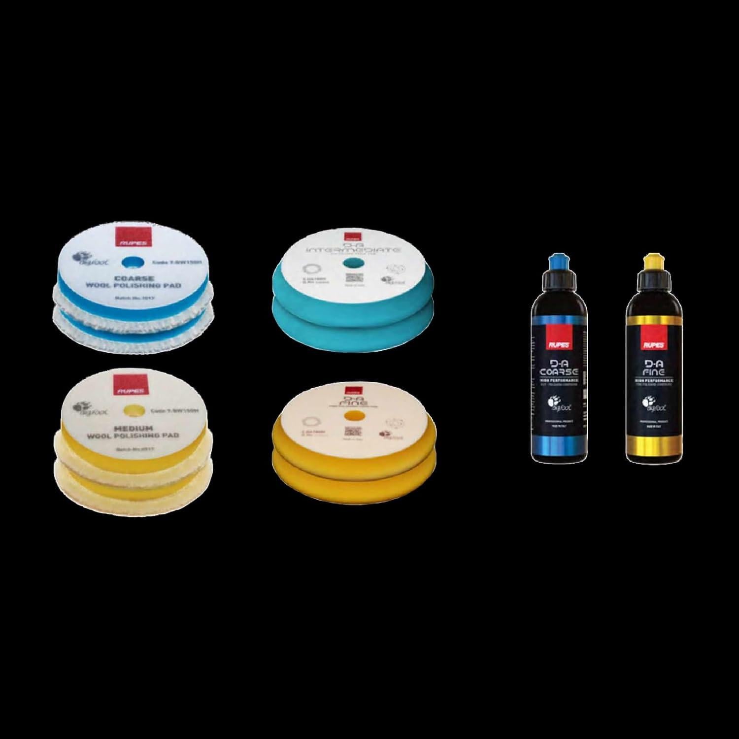 Pulidora Orbital RUPES HLR21 BigFoot iBrid Kit Básico 18V