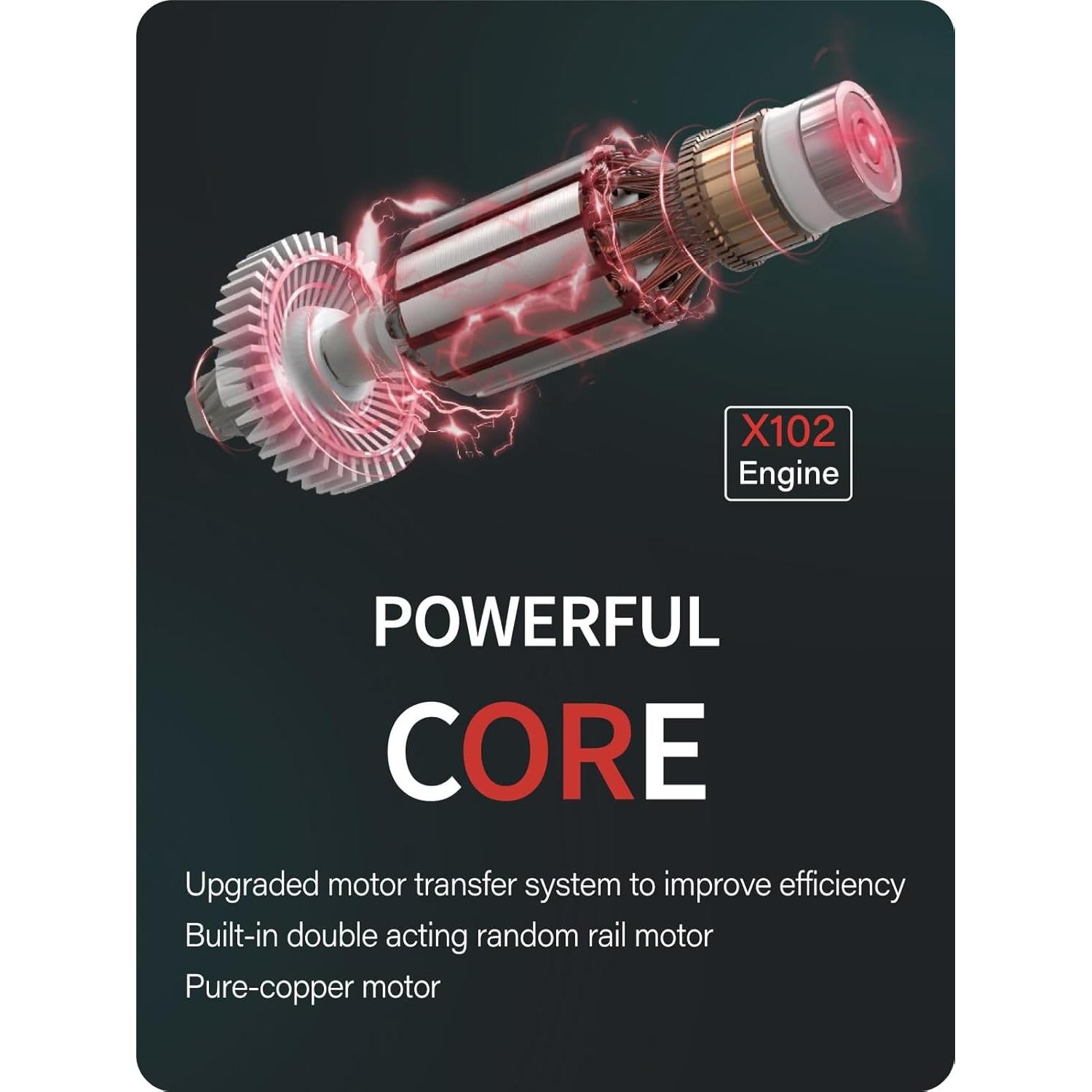 Pulidor Orbital Aleatorio XWILLING 5" 800W 6 Velocidades