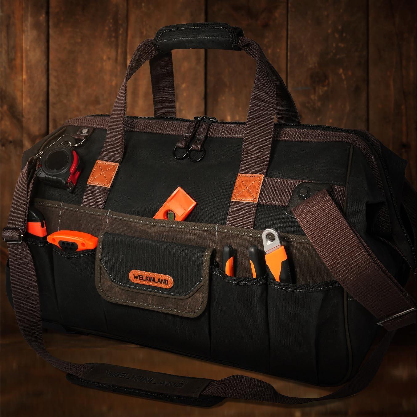 Bolsa de Herramientas Rodante WELKINLAND 22" 48 Bolsillos