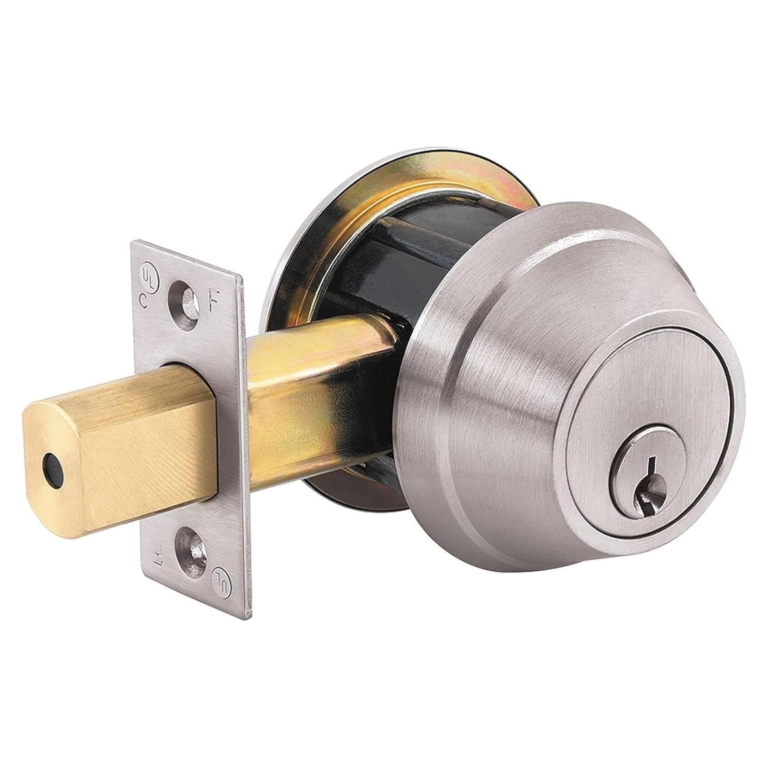 Cerrojo Auxiliar Stanley QDB200 6 Pines Níquel Satinado