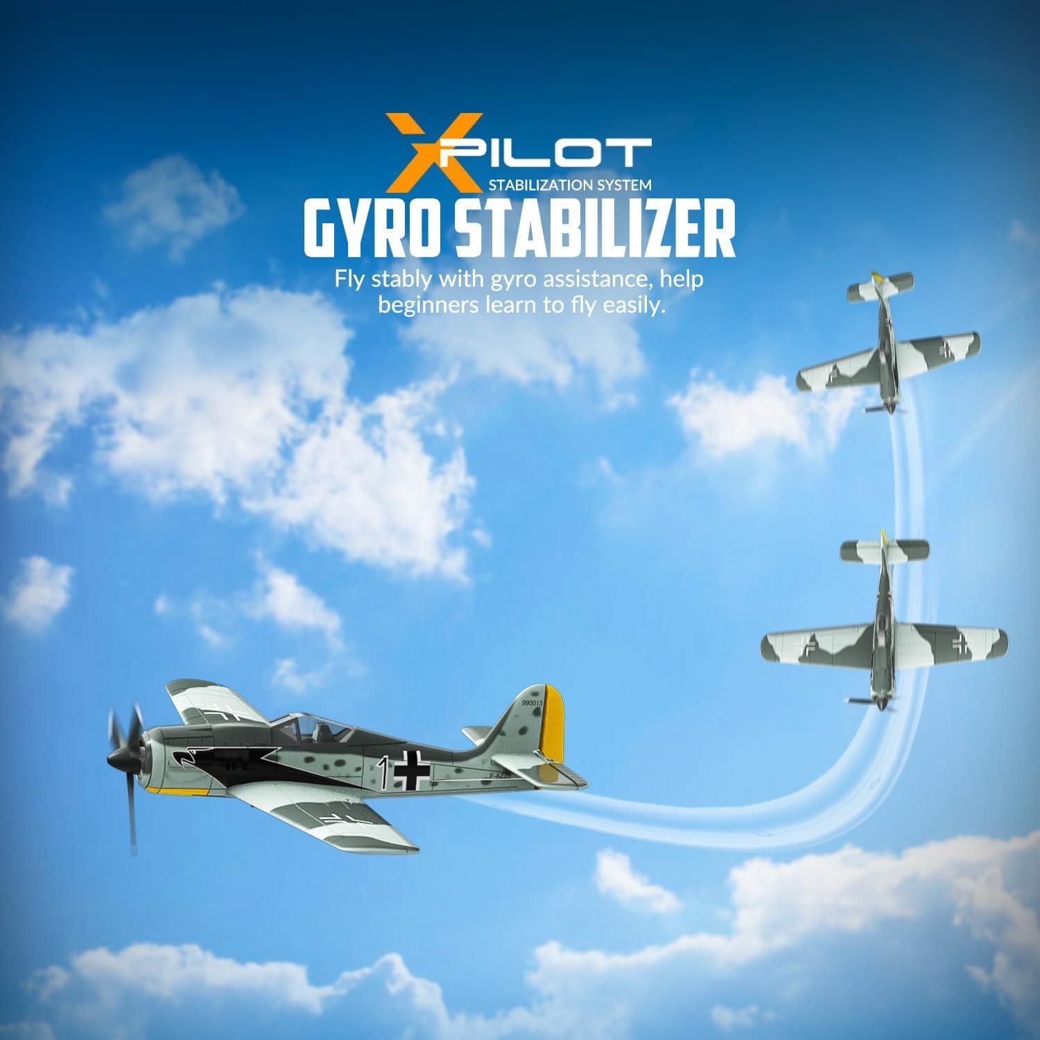 Avión RC VOLANTEXRC FW190 4CH con Giroscopio y Acrobacias