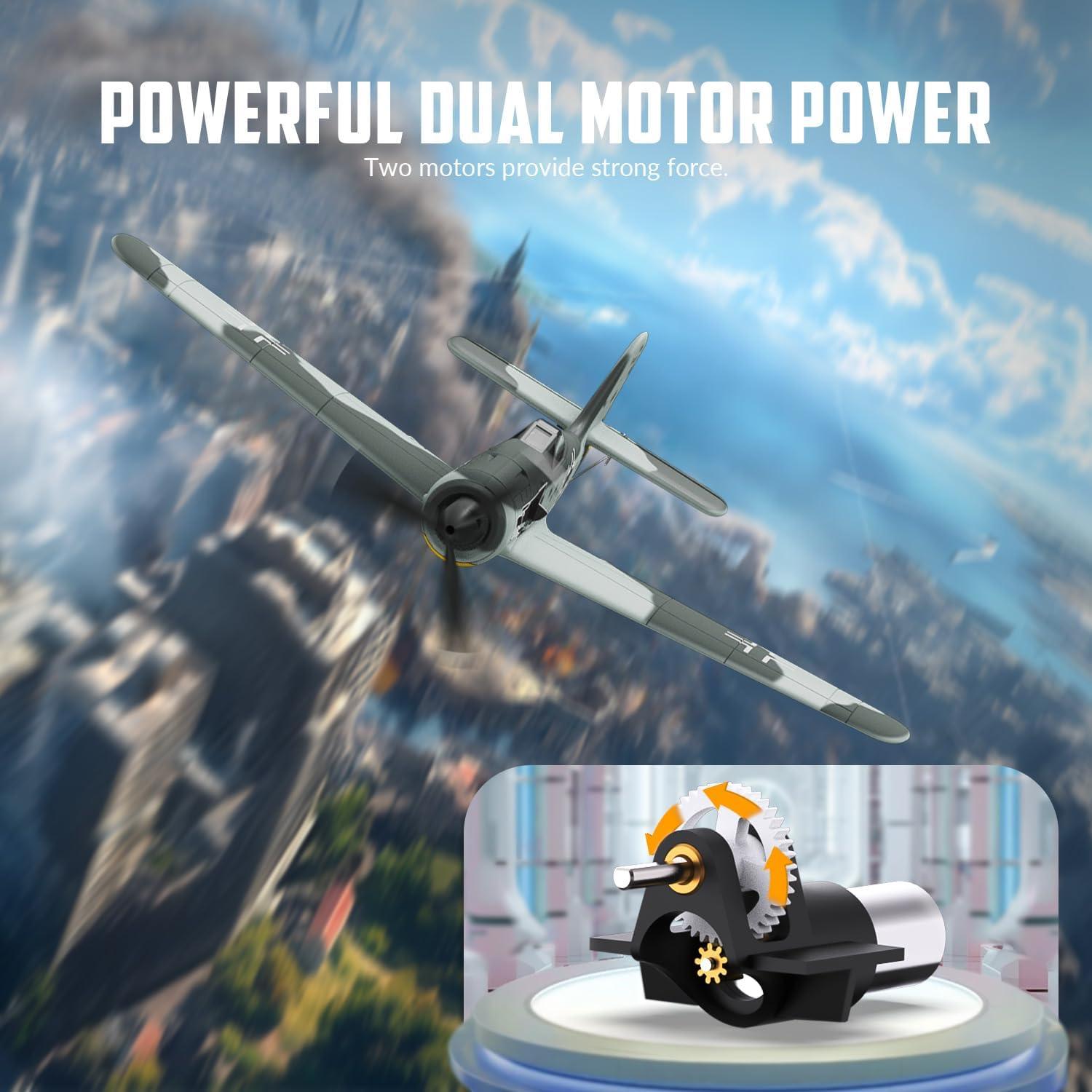 Avión RC VOLANTEXRC FW190 4CH con Giroscopio y Acrobacias