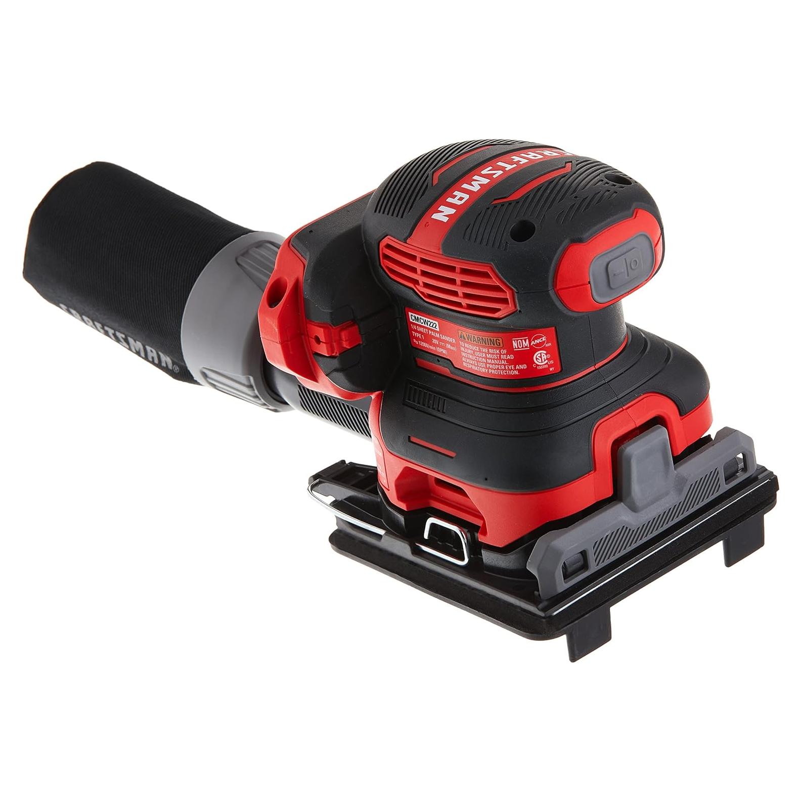 Lijadora Inalámbrica CRAFTSMAN V20 1/4 Hoja 9000-12000 OPM